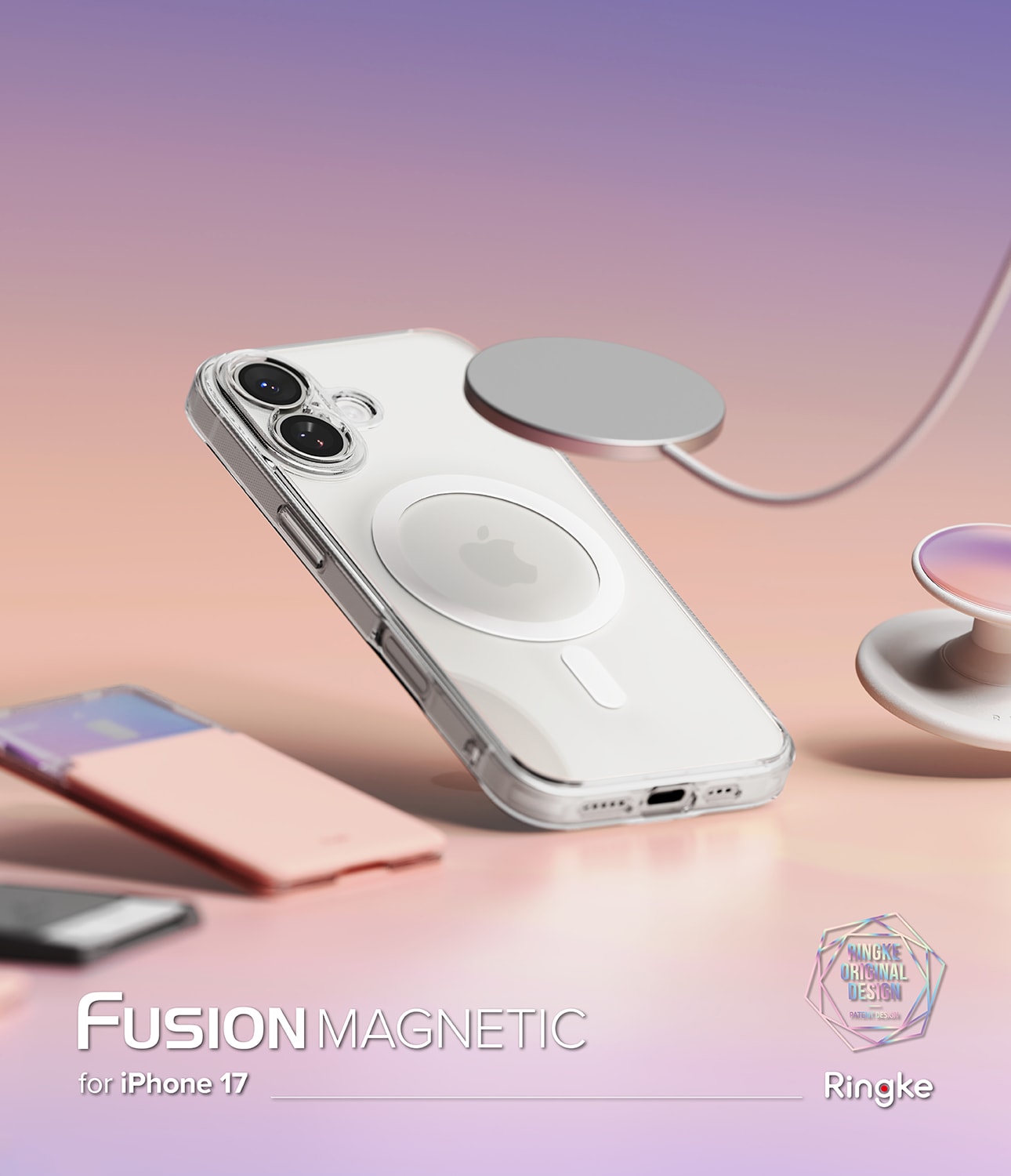 iPhone 17 Fusion MagSafe Skal, Genomskinlig