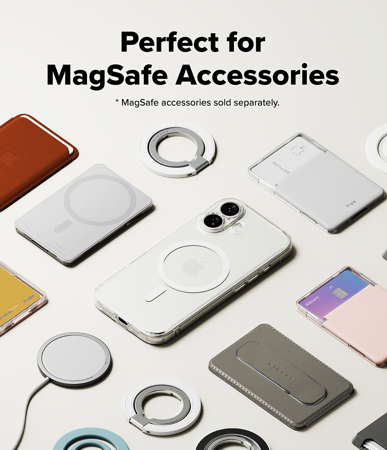 iPhone 17 Fusion MagSafe Skal, Genomskinlig