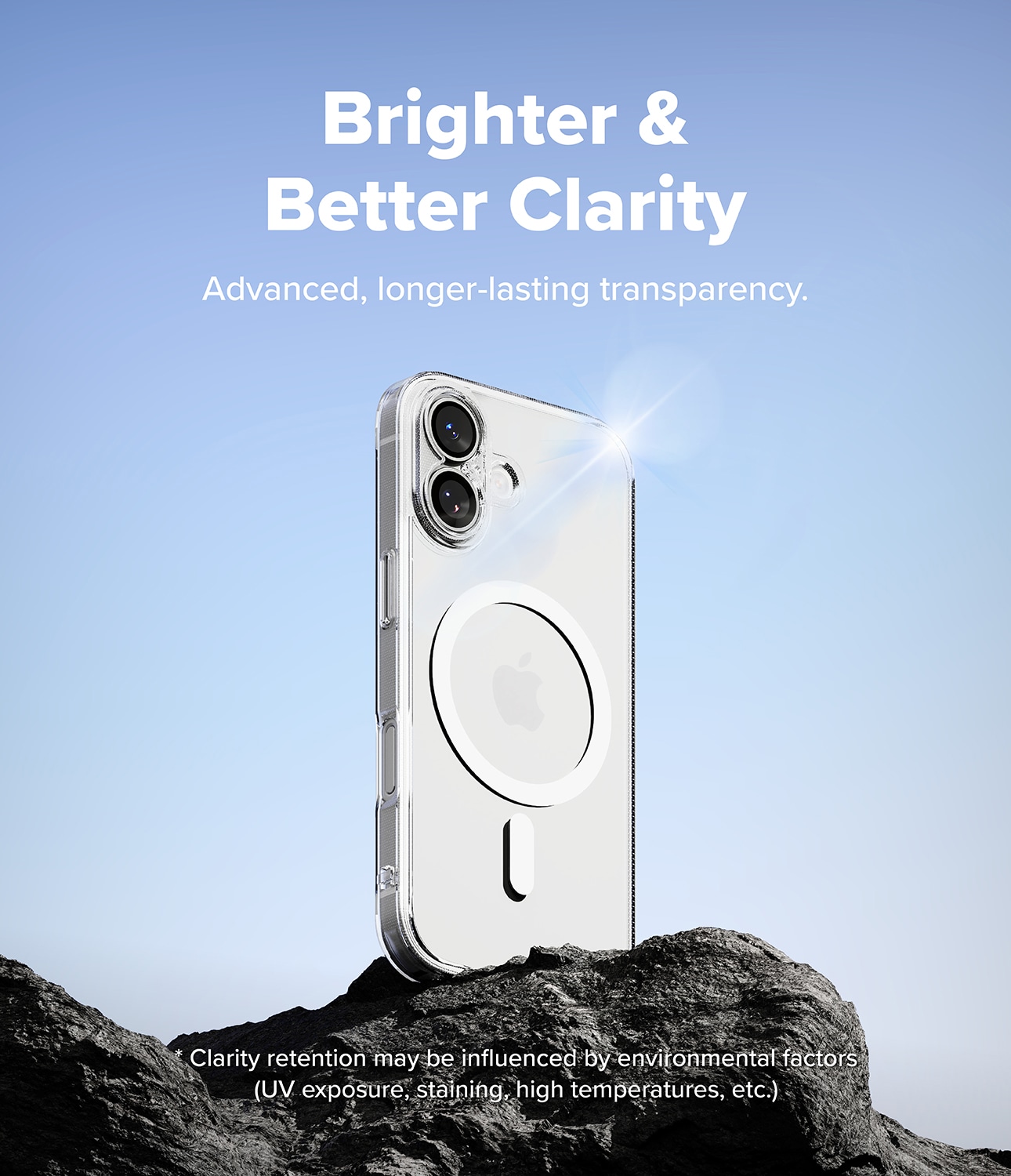 iPhone 17 Fusion MagSafe Skal, Genomskinlig