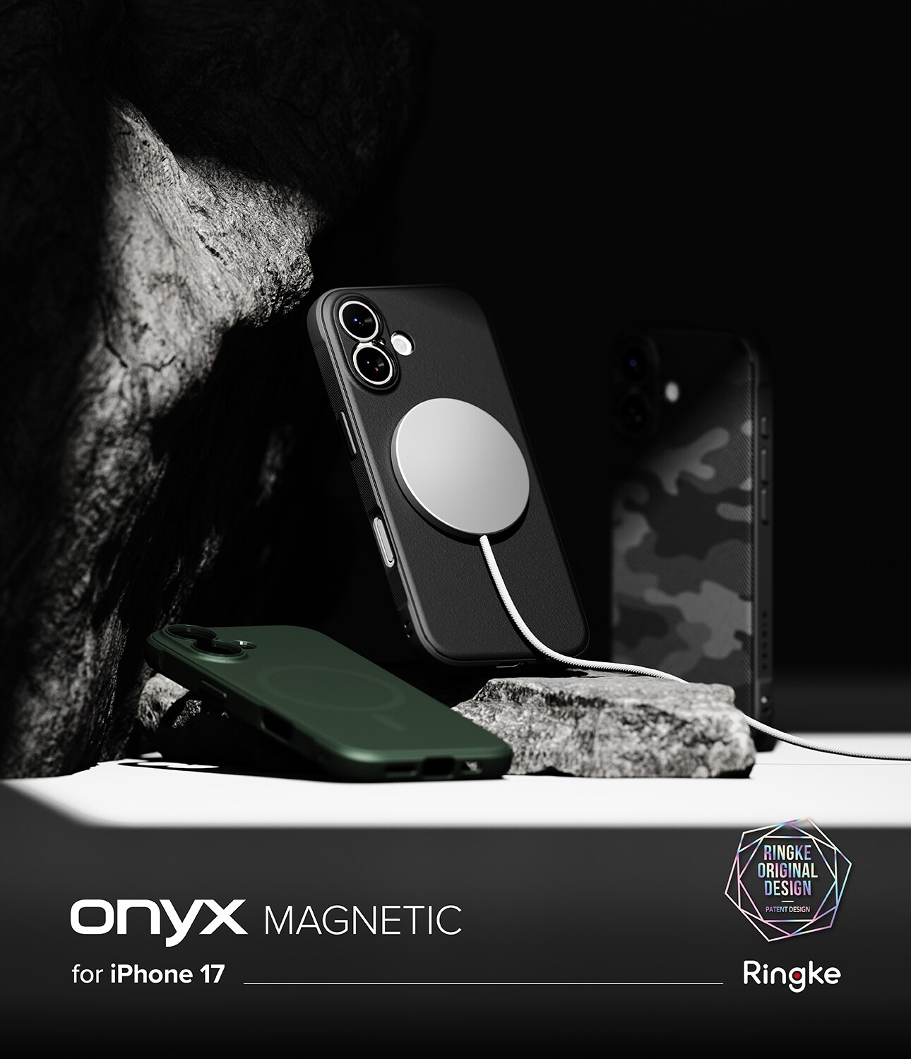 iPhone 17 Onyx MagSafe Skal, Black
