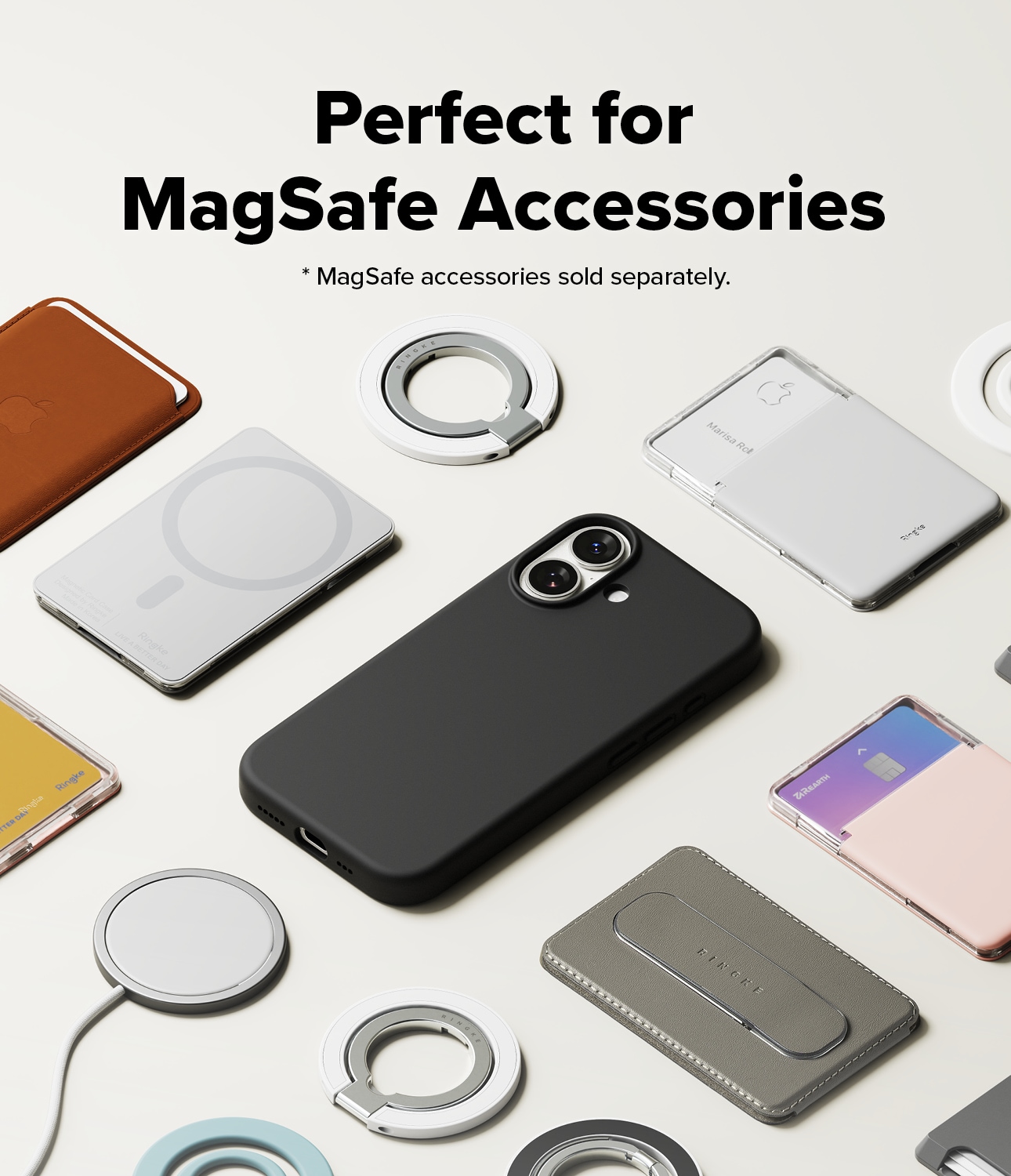 iPhone 17 MagSafe silikonskal, Black