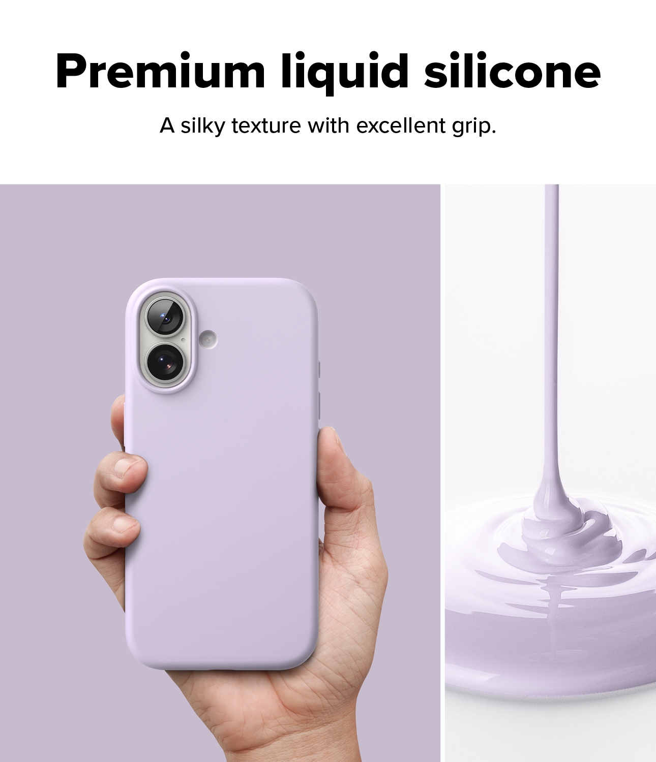 iPhone 17 MagSafe silikonskal, Light Purple