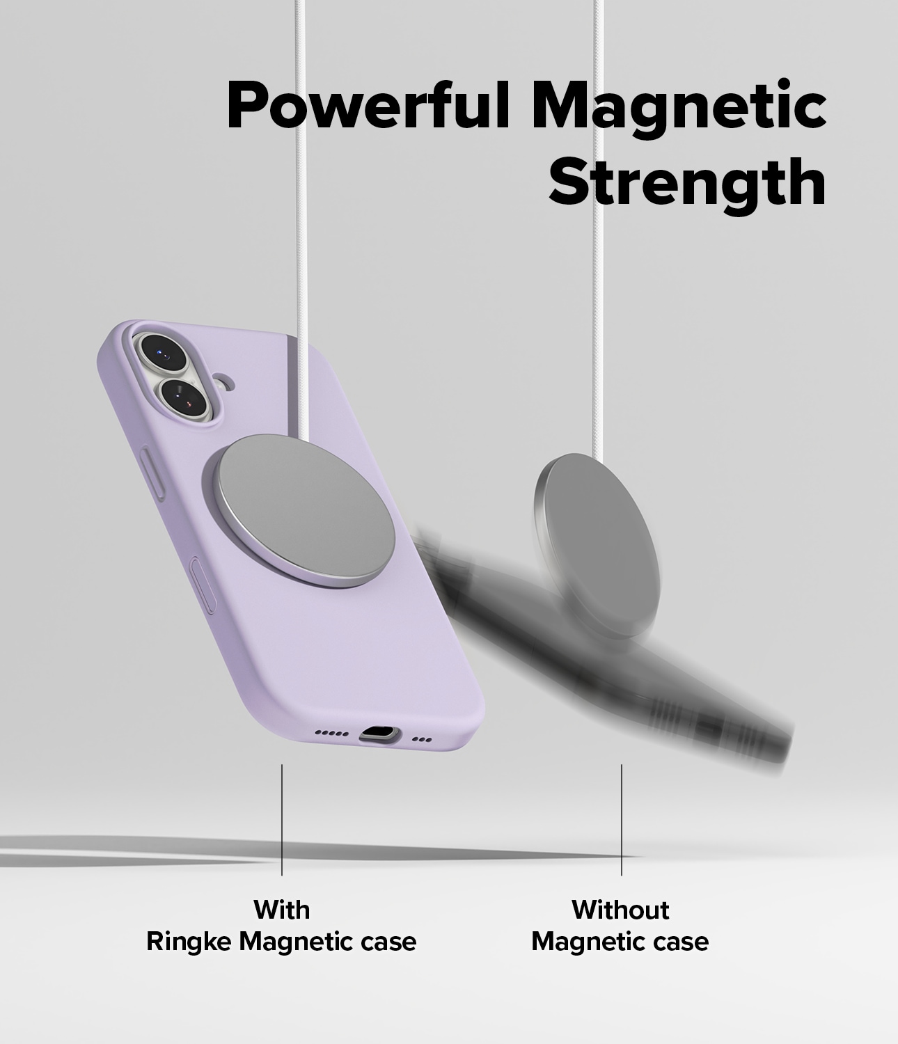 iPhone 17 MagSafe silikonskal, Light Purple