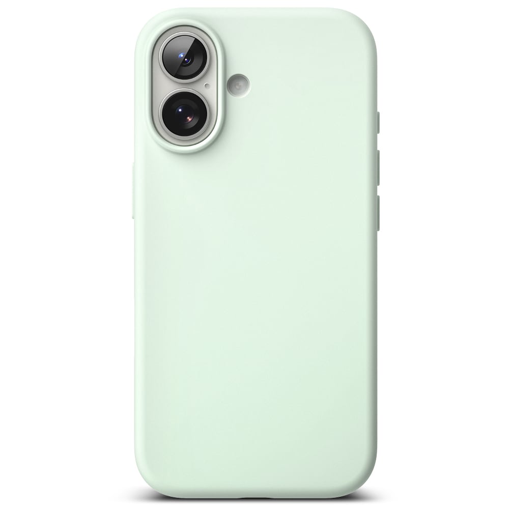 iPhone 17 MagSafe silikonskal, Soft Mint