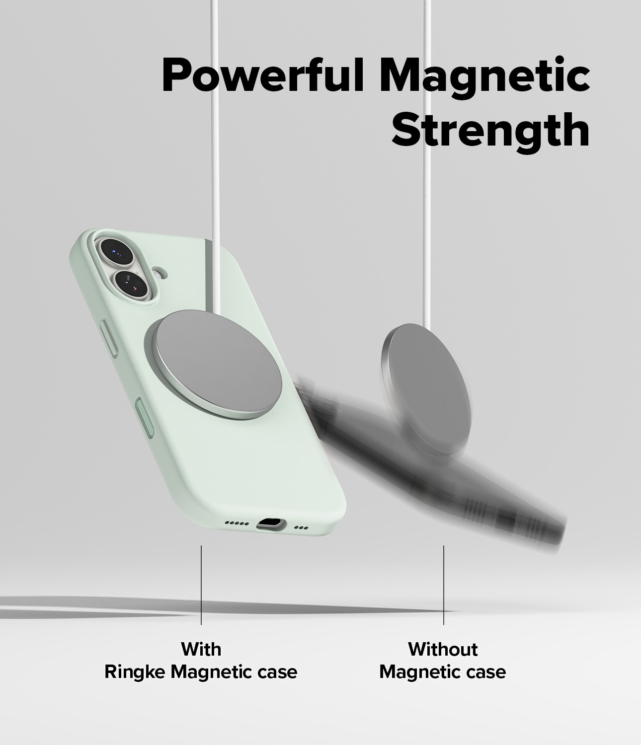 iPhone 17 MagSafe silikonskal, Soft Mint