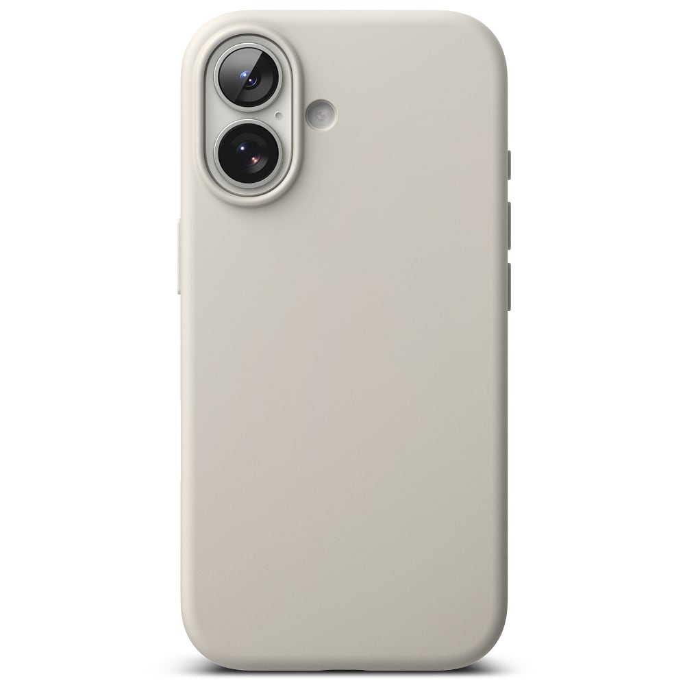 iPhone 17 MagSafe silikonskal, Stone
