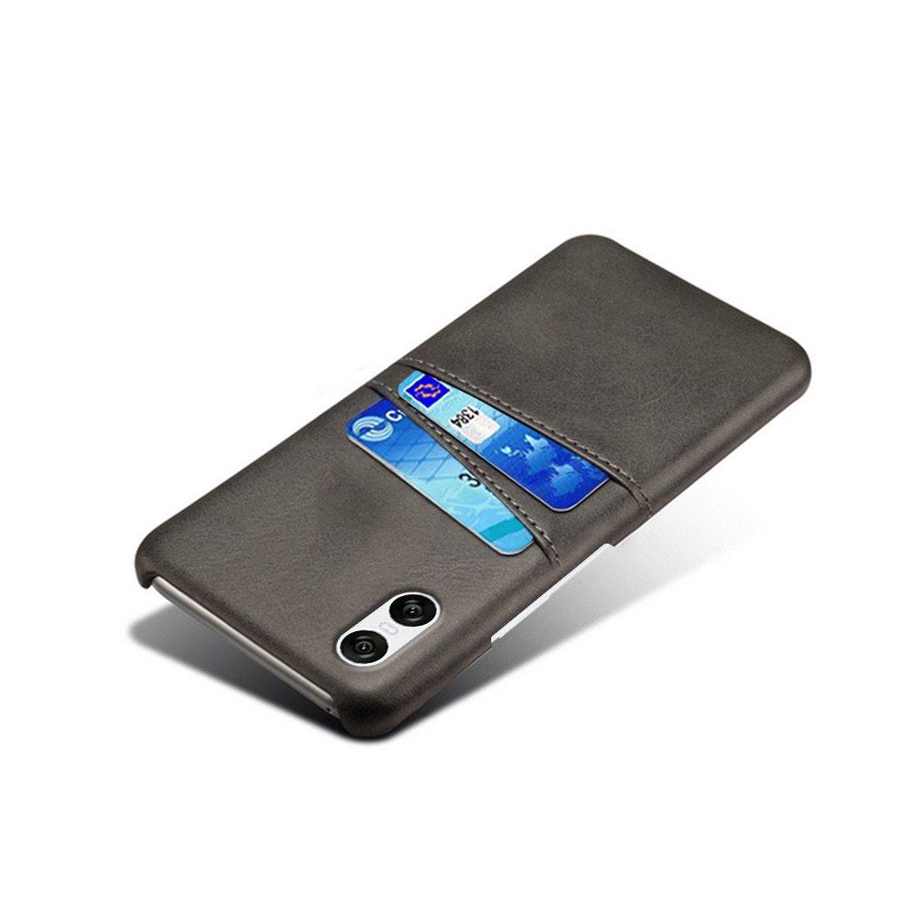 Sony Xperia 10 VI Snyggt skal med 2 kortfack, svart