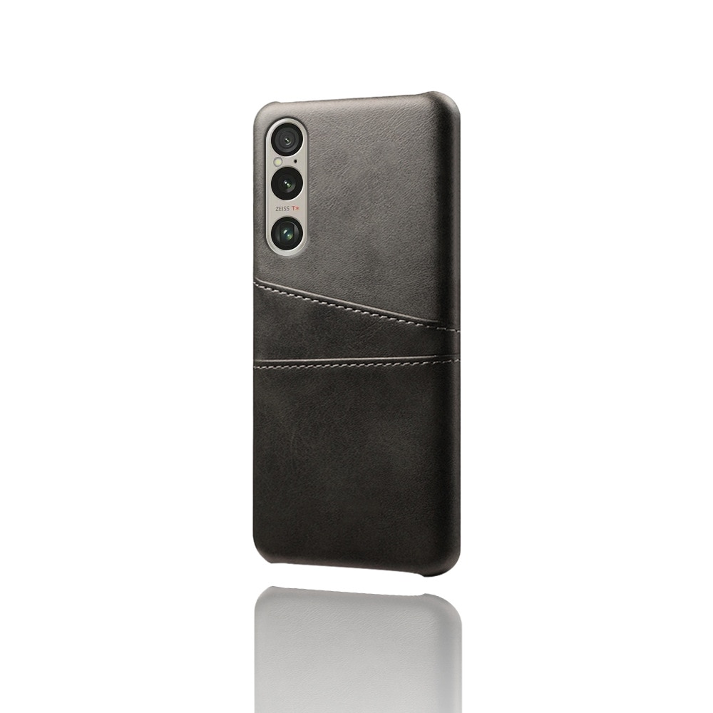 Sony Xperia 1 VI Snyggt skal med 2 kortfack, svart