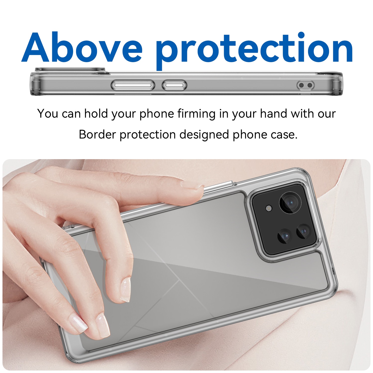 Asus Zenfone 11 Ultra Crystal Hybrid-skal, transparent