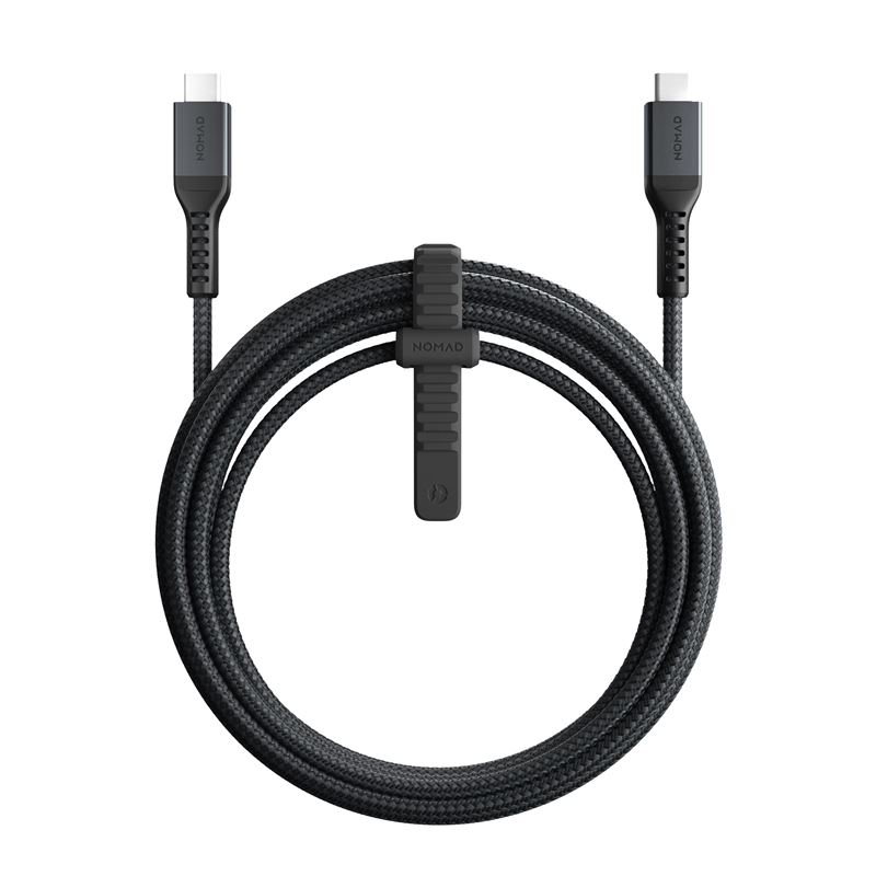 Laddningskabel Kevlar USB-C - USB-C 3m,  Black