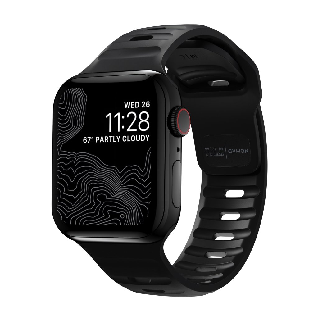 Apple Watch Series 4-6 44mm Armband - Sport Band Black