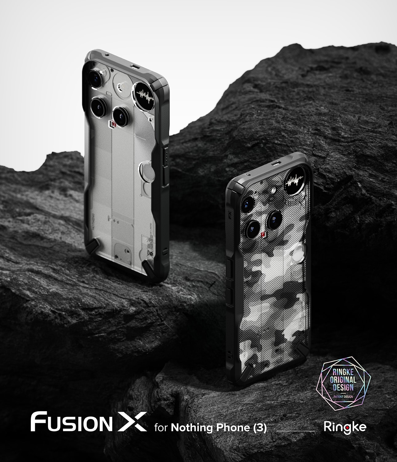 Nothing Phone 3 Fusion X Skal, Svart