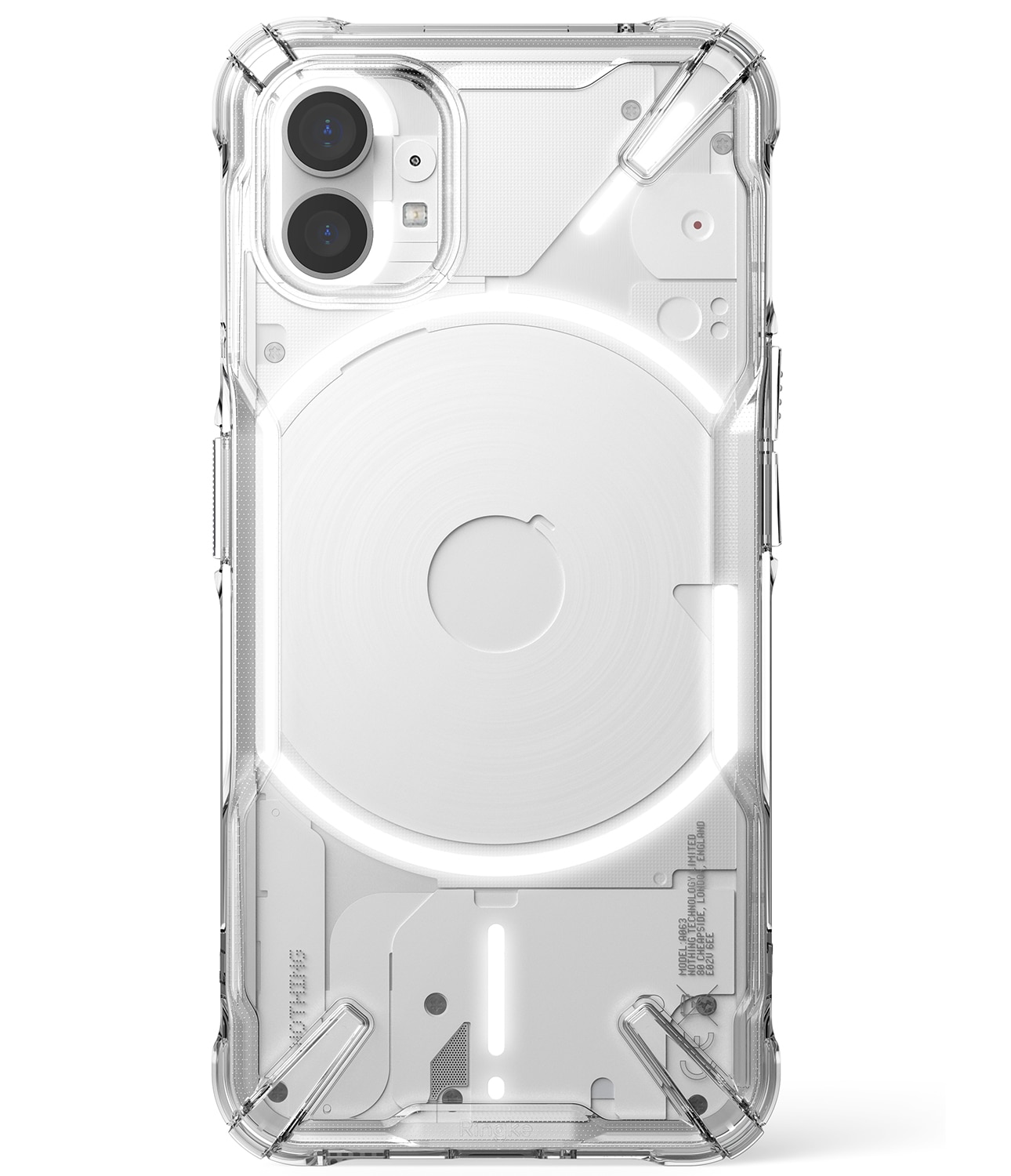 Nothing Phone 1 Fusion X Skal, Genomskinlig