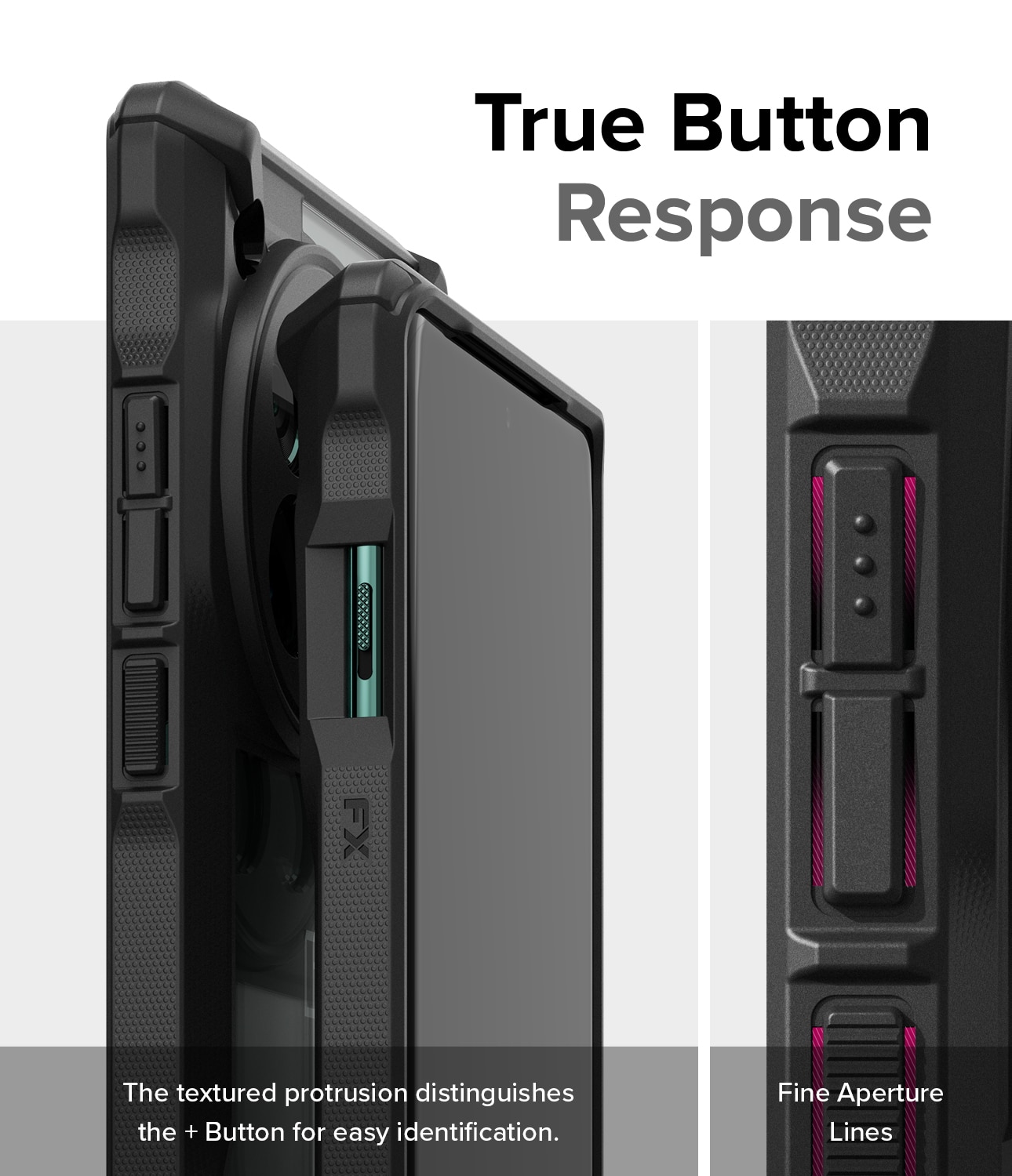 OnePlus 12 Fusion X Skal, svart/genomskinlig