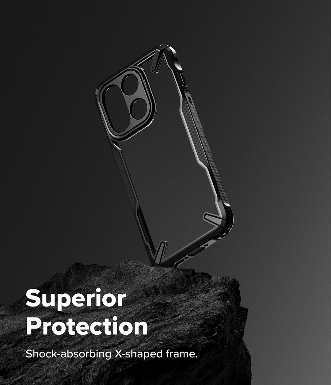  OnePlus 15 Fusion X Skal, Svart