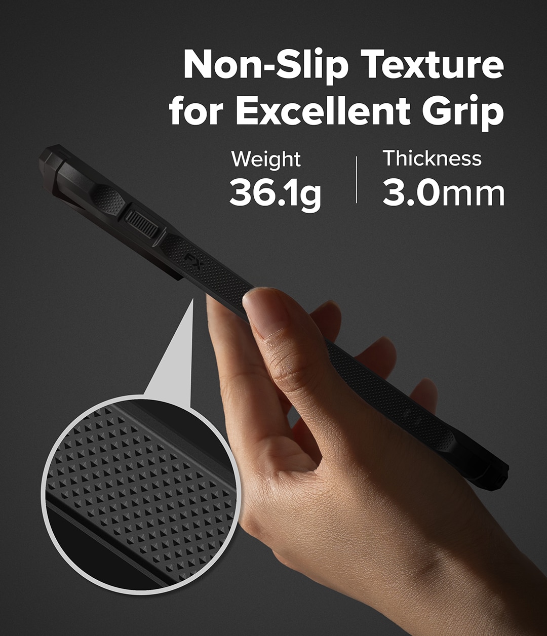  OnePlus 15 Fusion X Skal, Svart