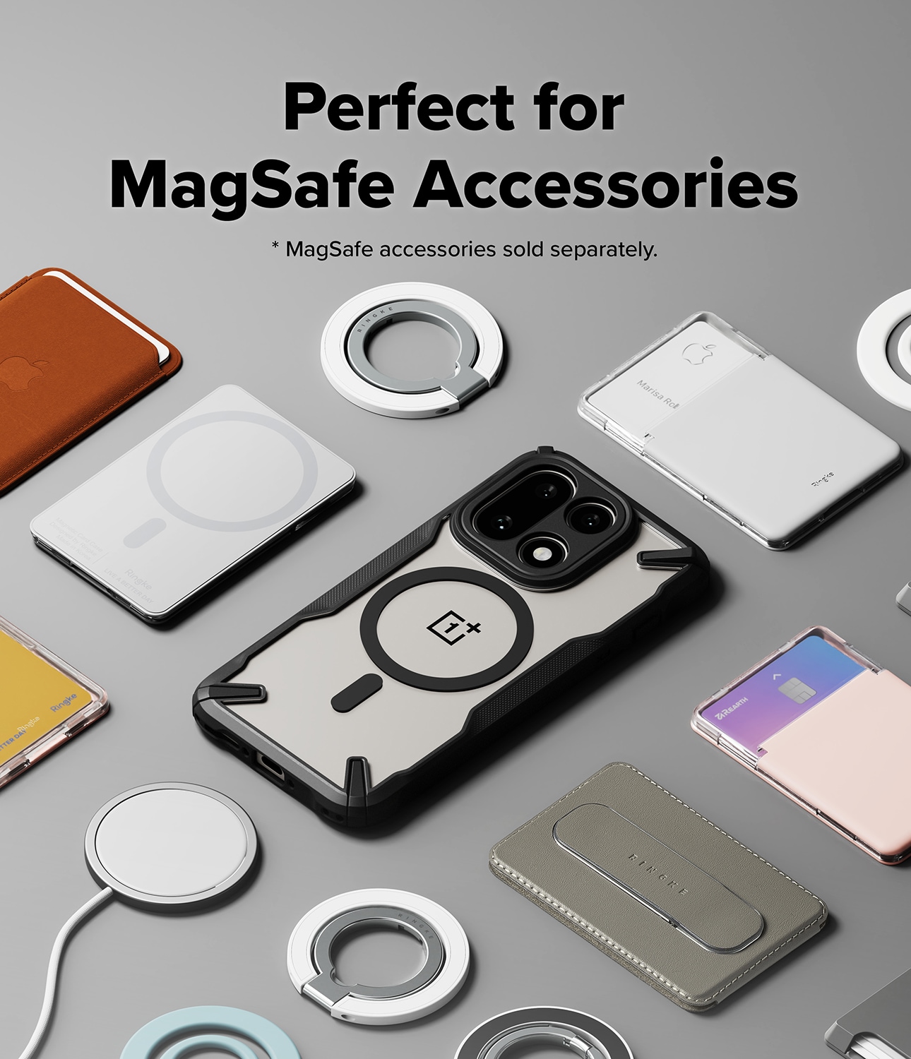  OnePlus 13 Fusion X MagSafe Skal, svart