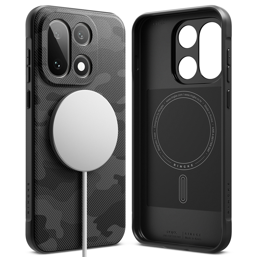  OnePlus 15 Onyx MagSafe Skal, Camo Black