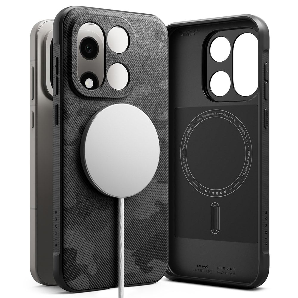  OnePlus 15 Onyx MagSafe Skal, Camo Black