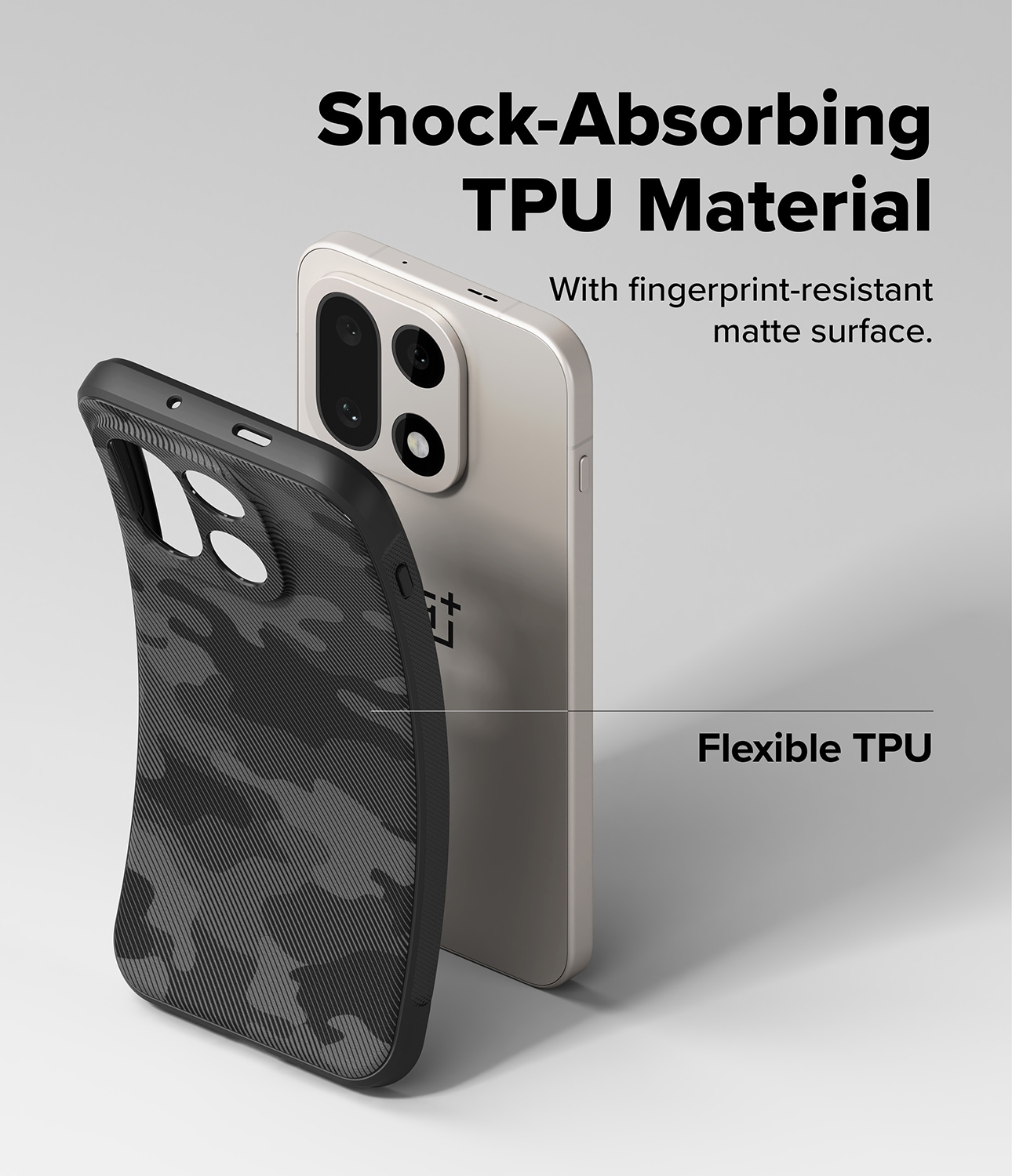  OnePlus 15 Onyx MagSafe Skal, Camo Black