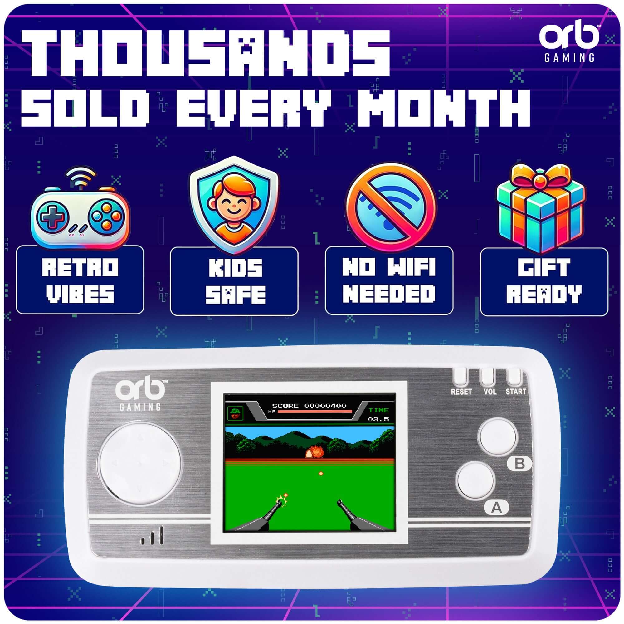 Retro Mini Spelkonsol 240 Spel