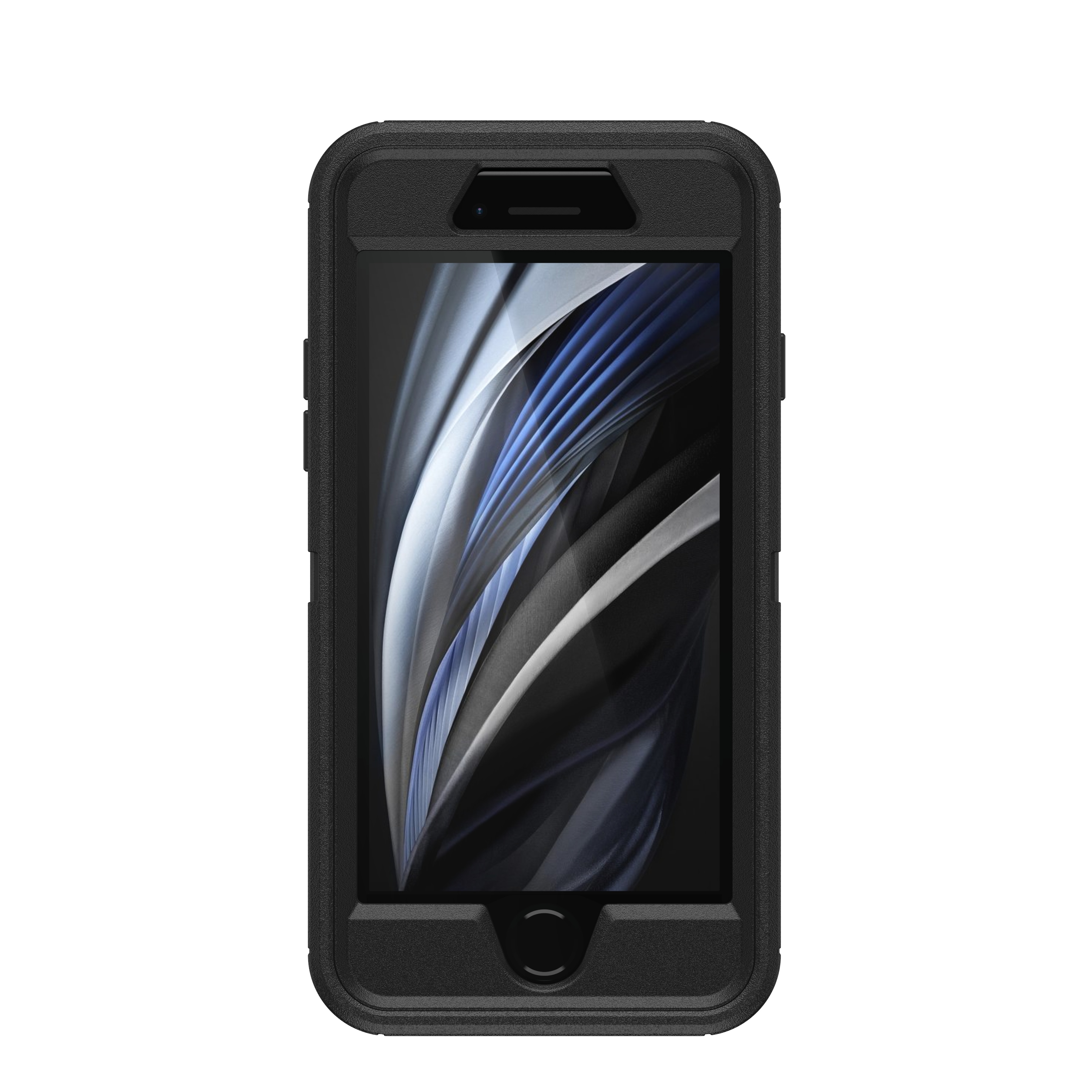 iPhone SE (2022) Defender - Robust mobilskal med hög skyddsfaktor, svart