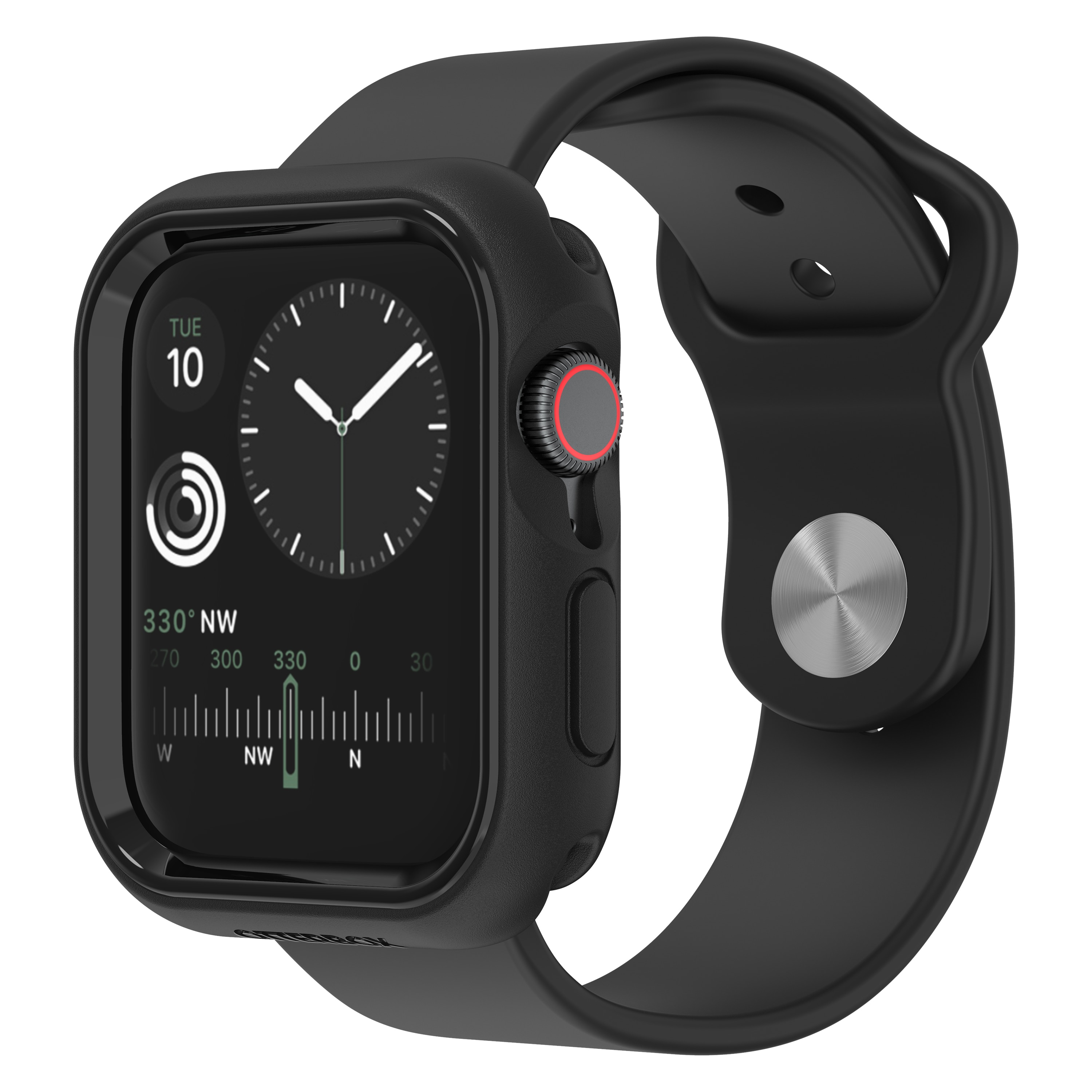 Apple Watch SE 44mm Skyddande skal Exo Edge, svart