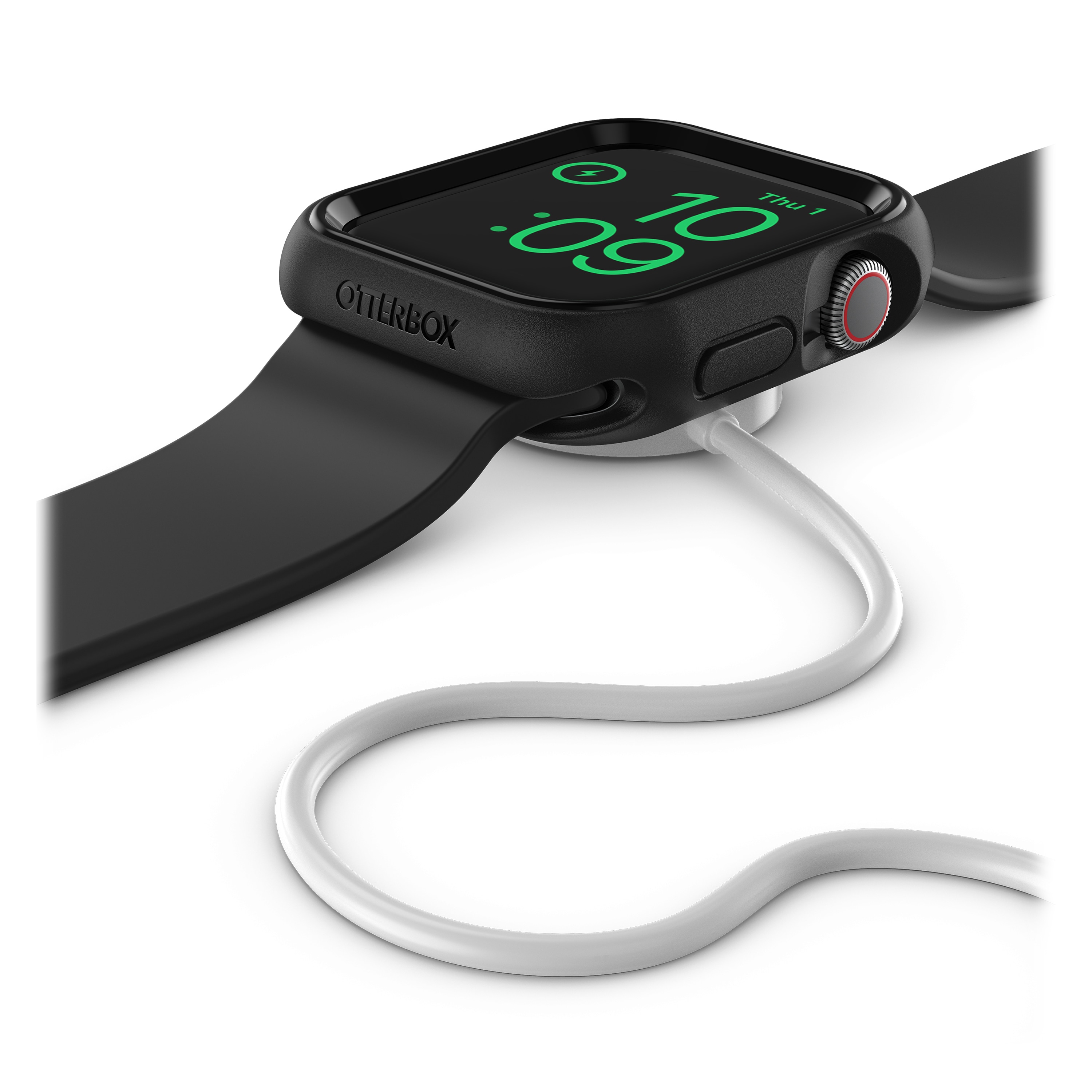 Apple Watch SE 44mm Skyddande skal Exo Edge, svart