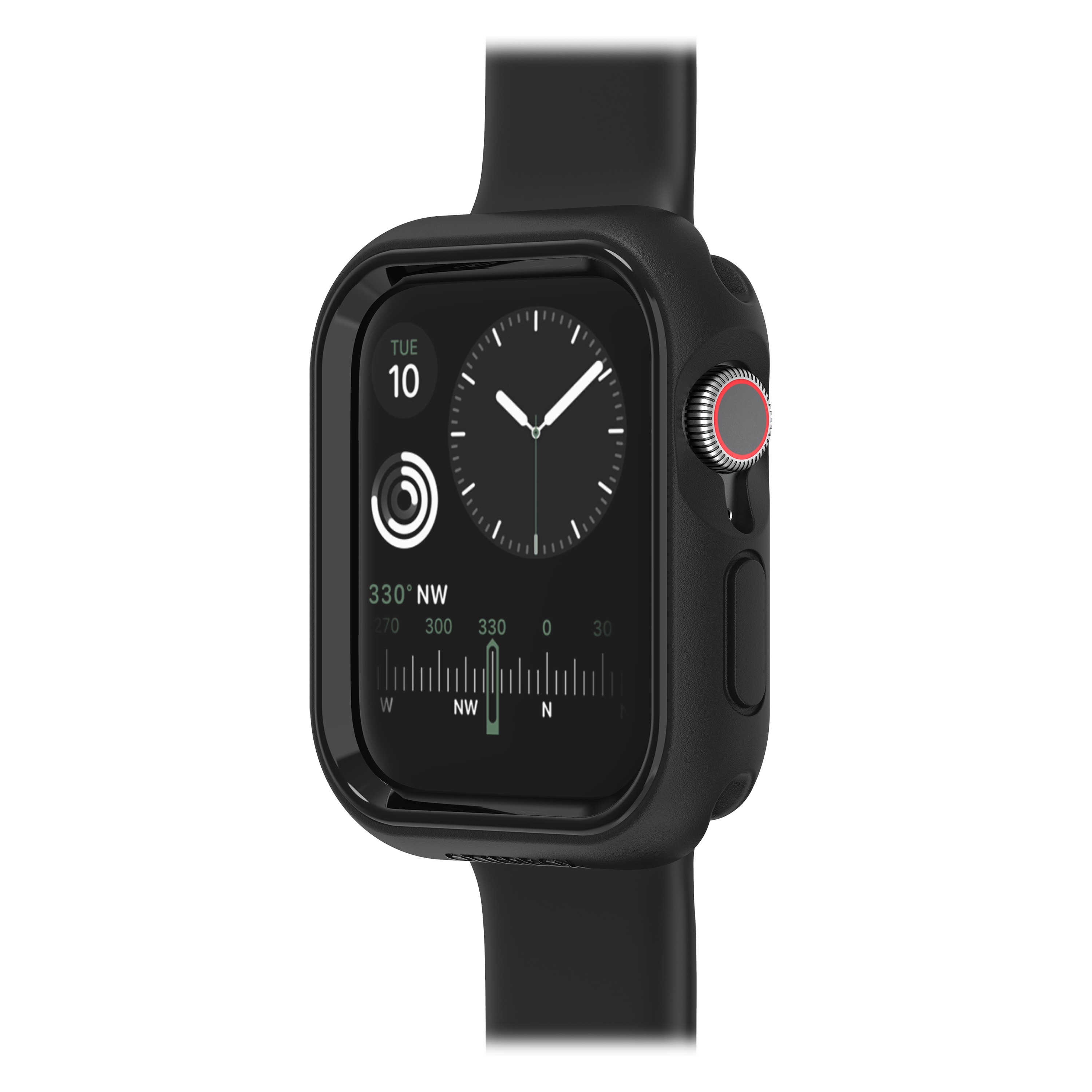 Apple Watch SE 44mm Skyddande skal Exo Edge, svart