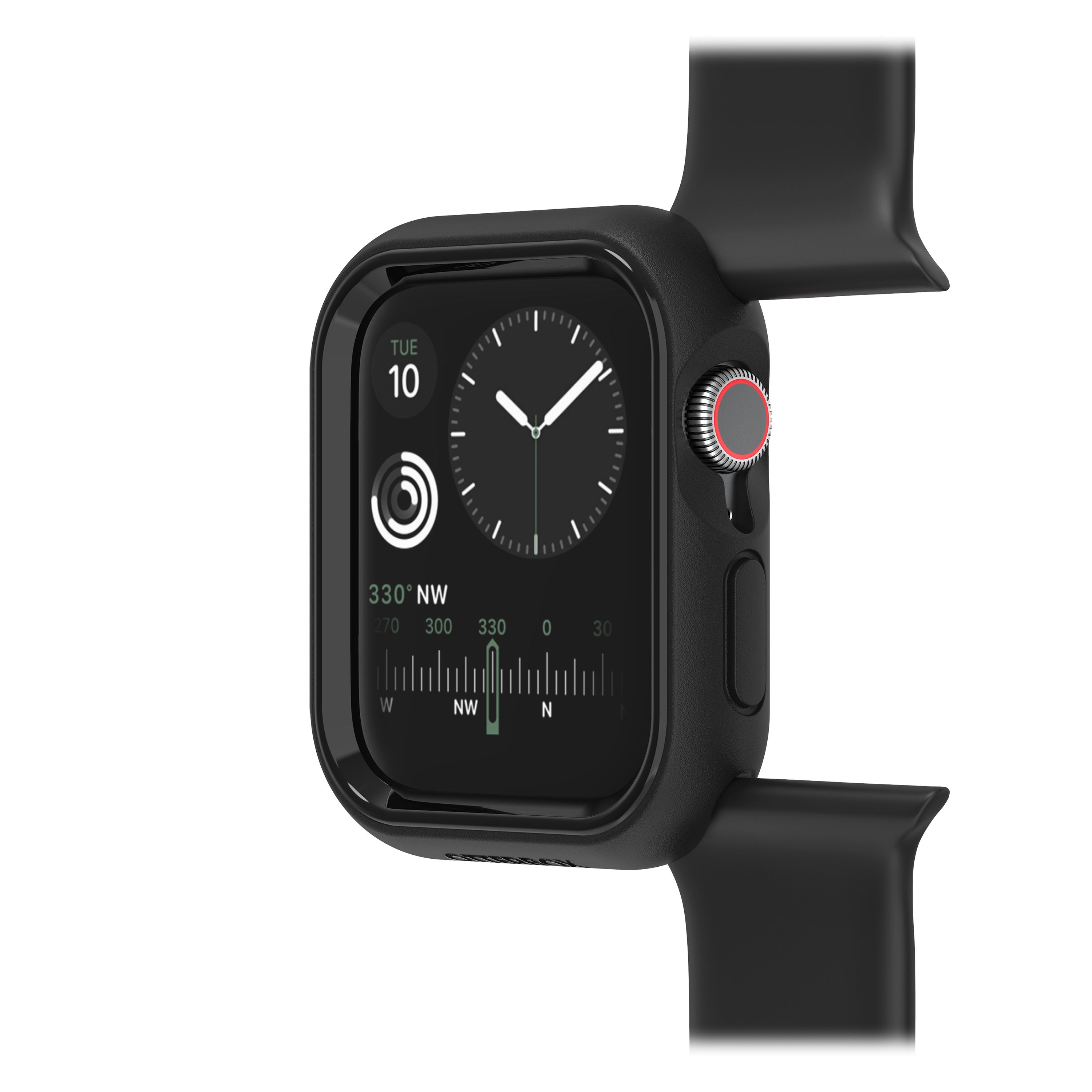 Apple Watch SE 44mm Skyddande skal Exo Edge, svart