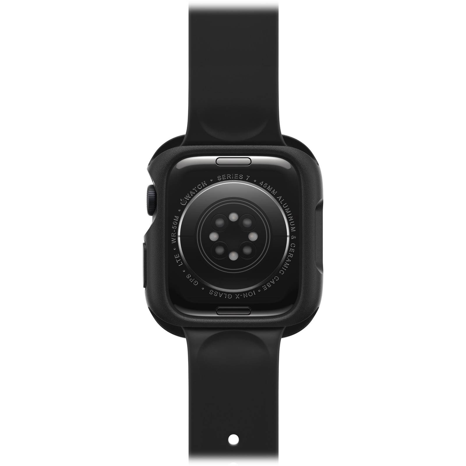 Apple Watch 45mm Series 8 Skyddande skal Exo Edge, svart