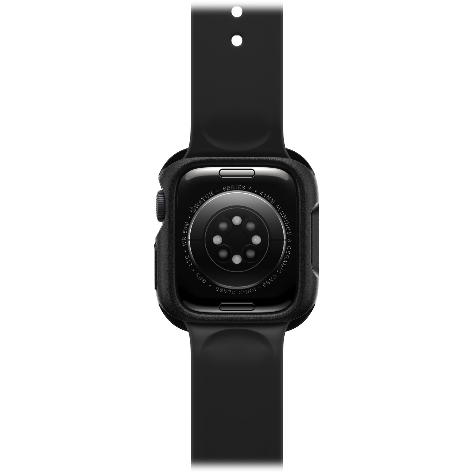 Apple Watch 41mm Series 7 Skyddande skal Exo Edge, svart