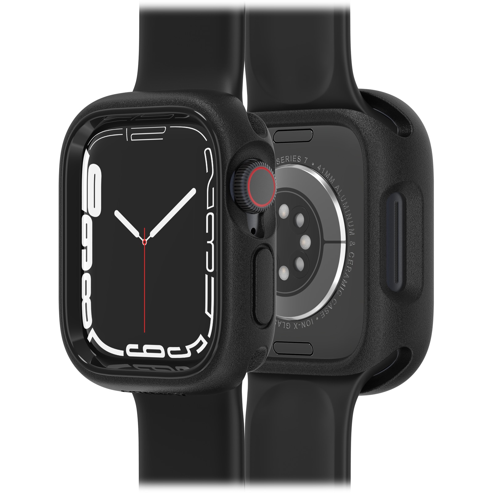 Apple Watch 41mm Series 9 Skyddande skal Exo Edge, svart