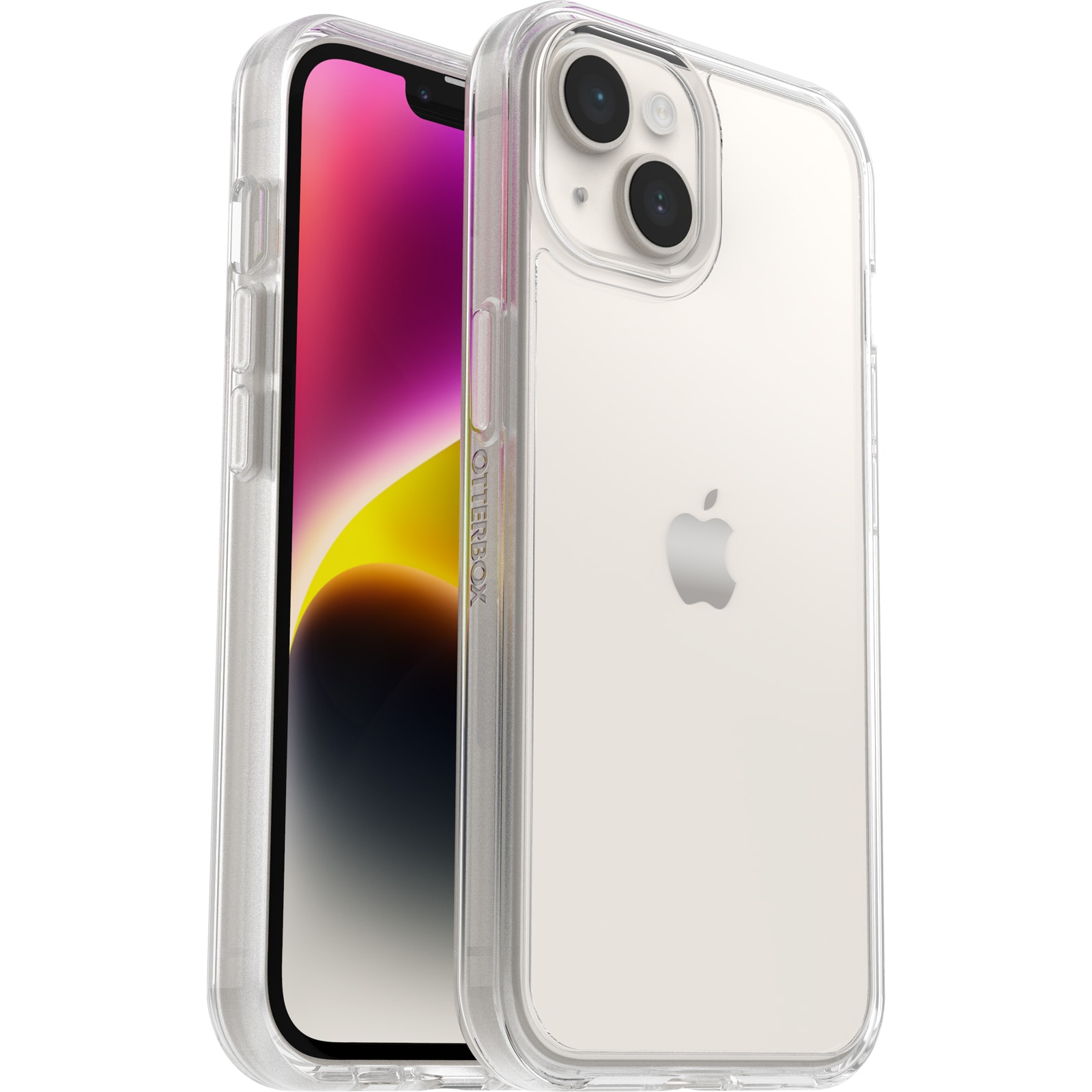 iPhone 14 Plus Stöttåligt skal Symmetry, Genomskinlig