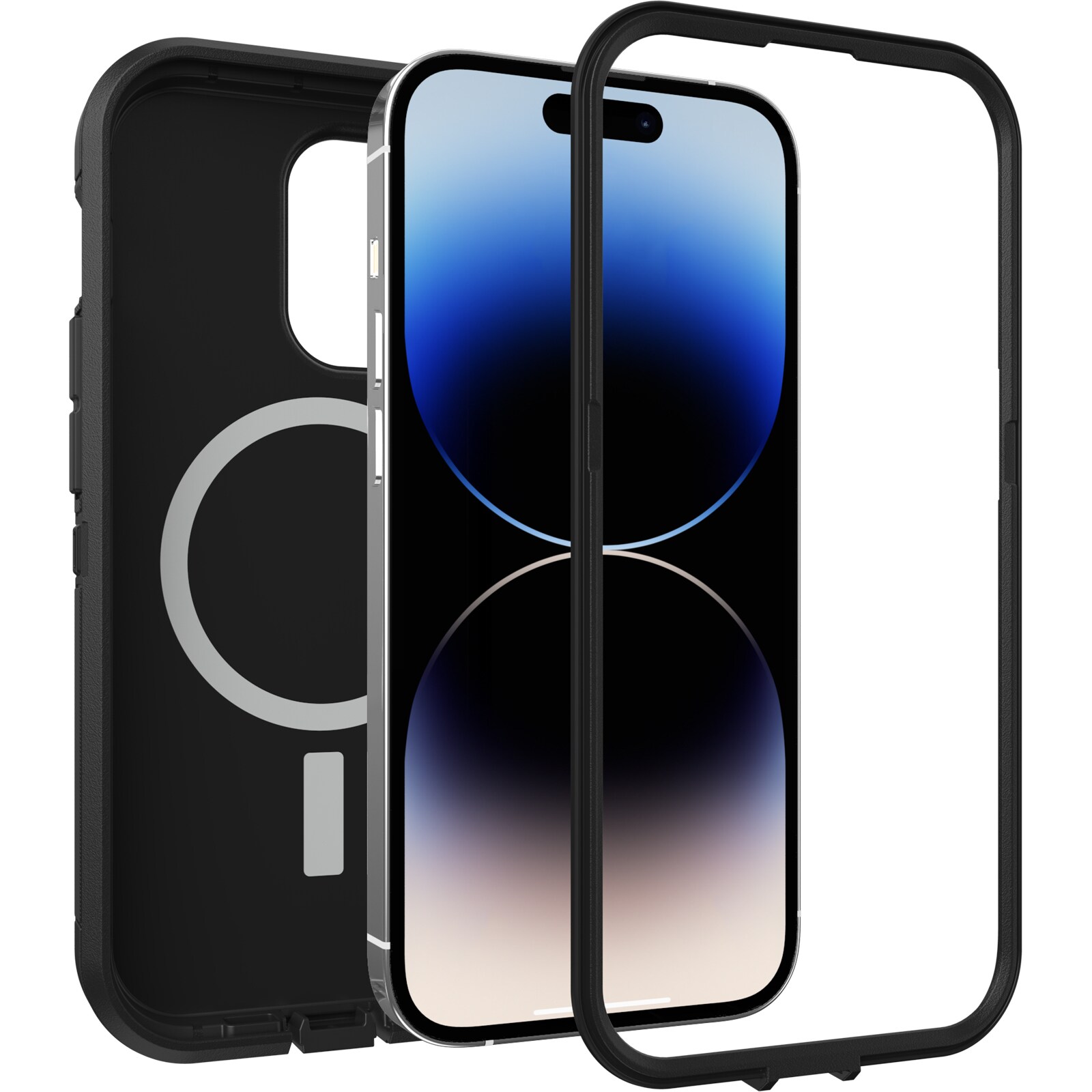 iPhone 14 Pro Max Defender XT Riktigt stöttåligt MagSafe-skal, Svart