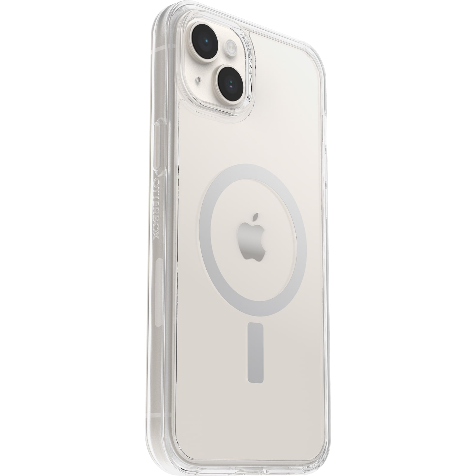 iPhone 14 Plus Stöttåligt MagSafe-skal Symmetry Plus, Genomskinlig