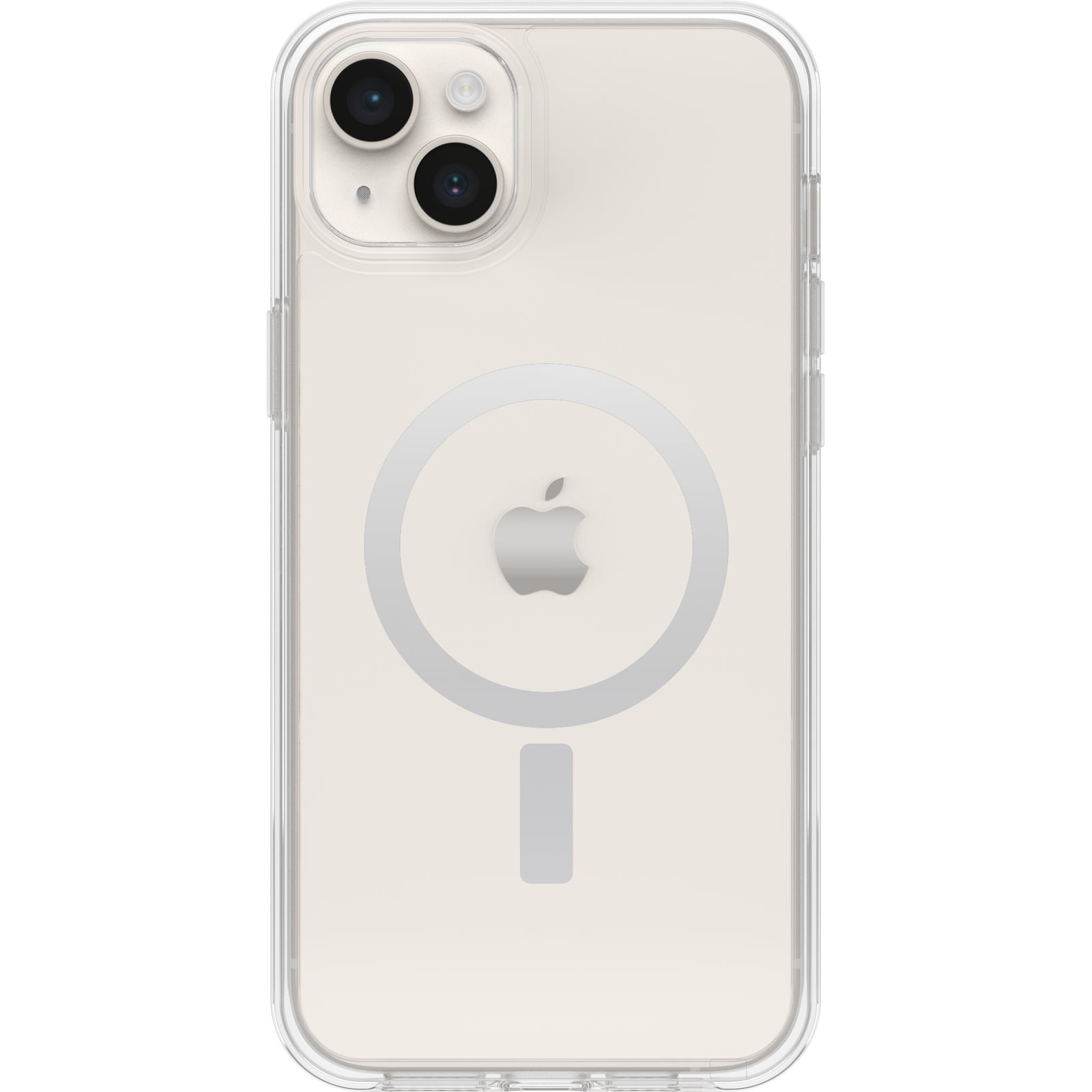 iPhone 14 Plus Stöttåligt MagSafe-skal Symmetry Plus, Genomskinlig