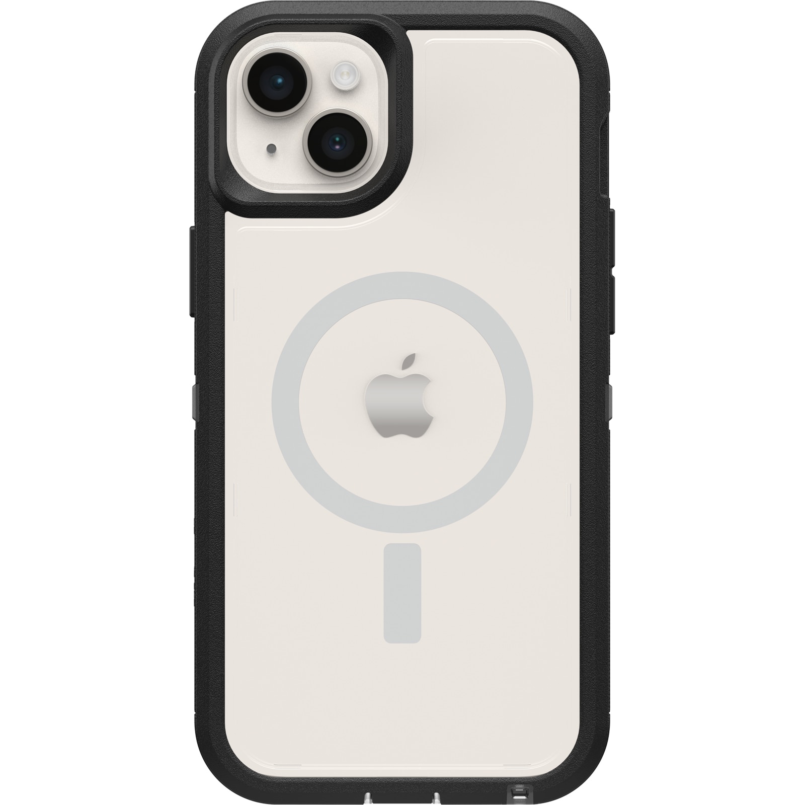 iPhone 13 Defender XT Riktigt stöttåligt MagSafe-skal, genomskinlig/svart
