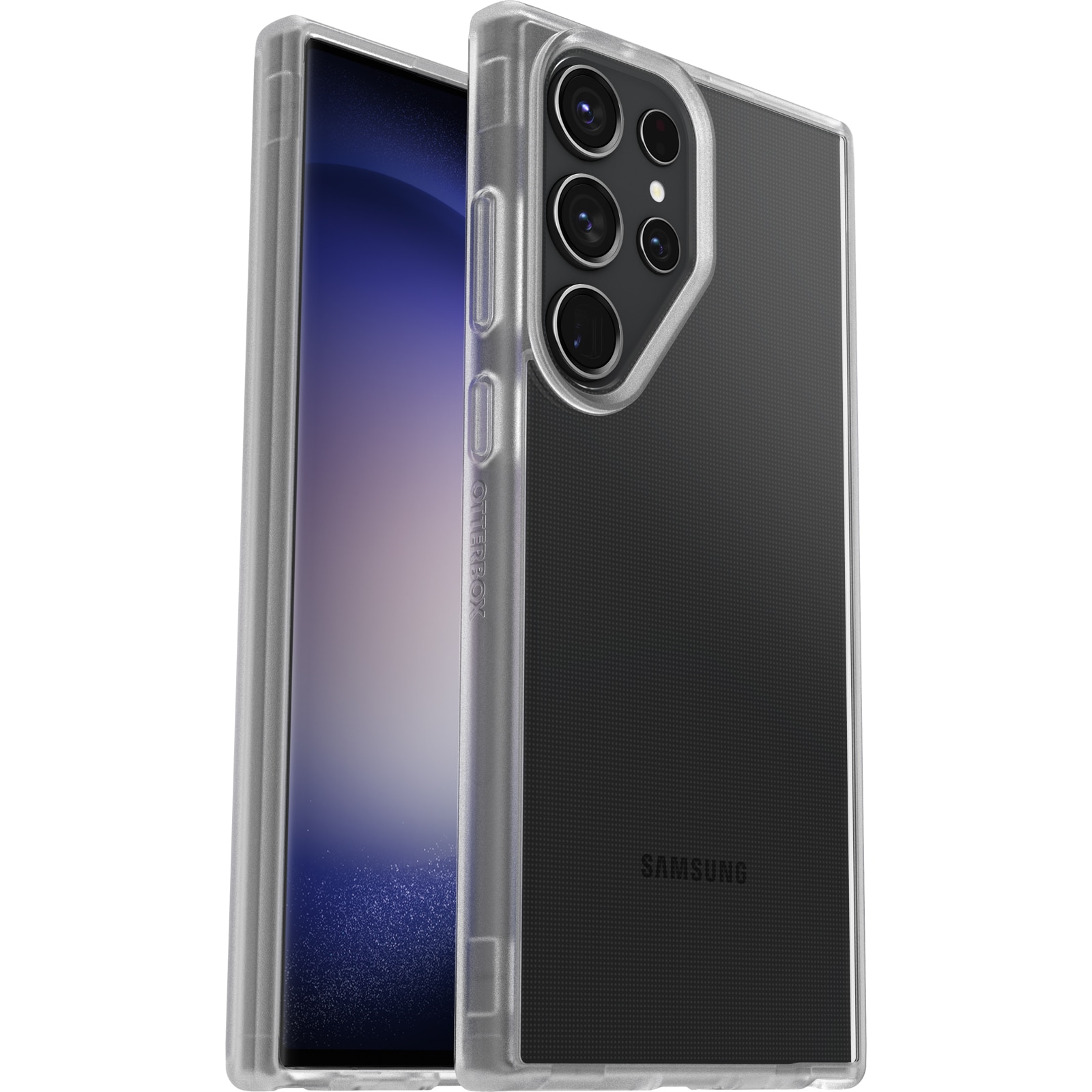 Samsung Galaxy S23 Ultra Tunt skal React, genomskinlig