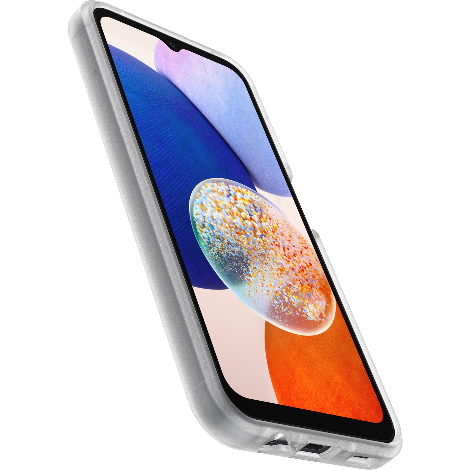 Samsung Galaxy A14 Tunt skal React, genomskinlig