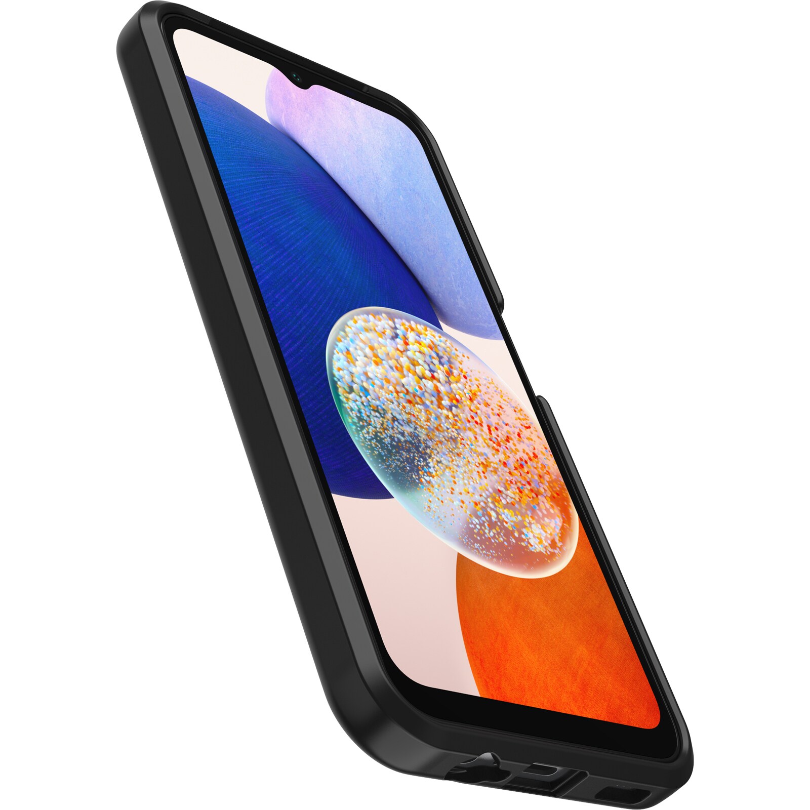 Samsung Galaxy A14 Tunt skal React, svart