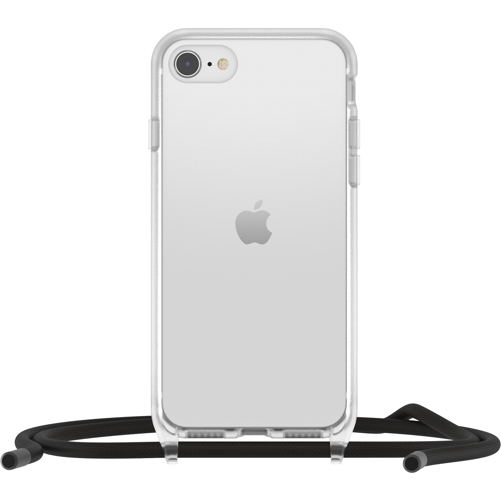 iPhone SE 2020 Skal med halsband React Necklace, Genomskinlig