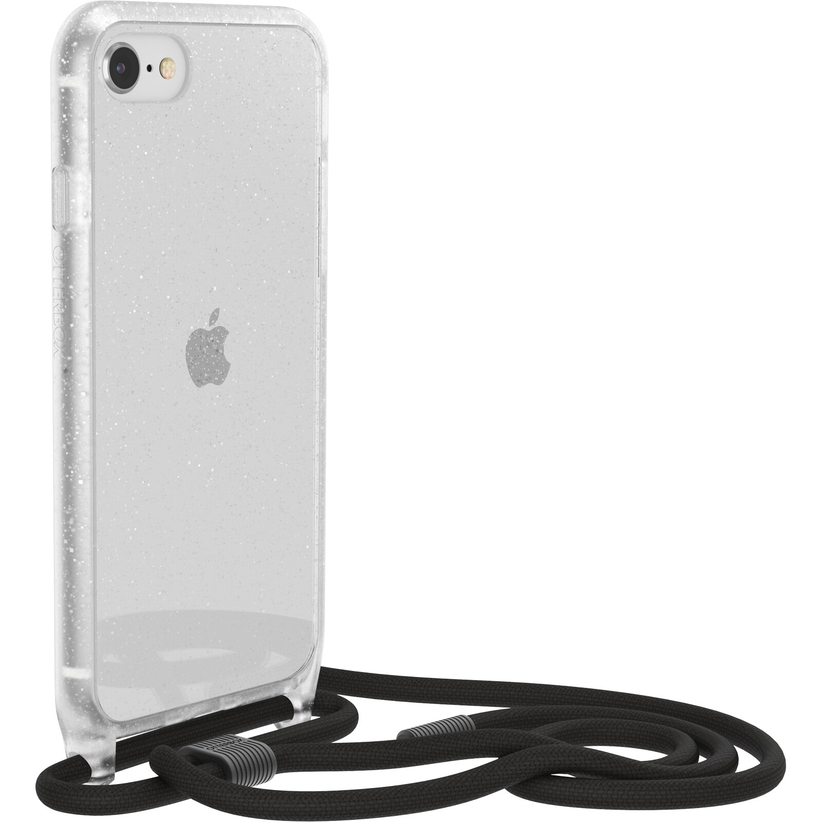 iPhone 8 Skal med halsband React Necklace, glitter