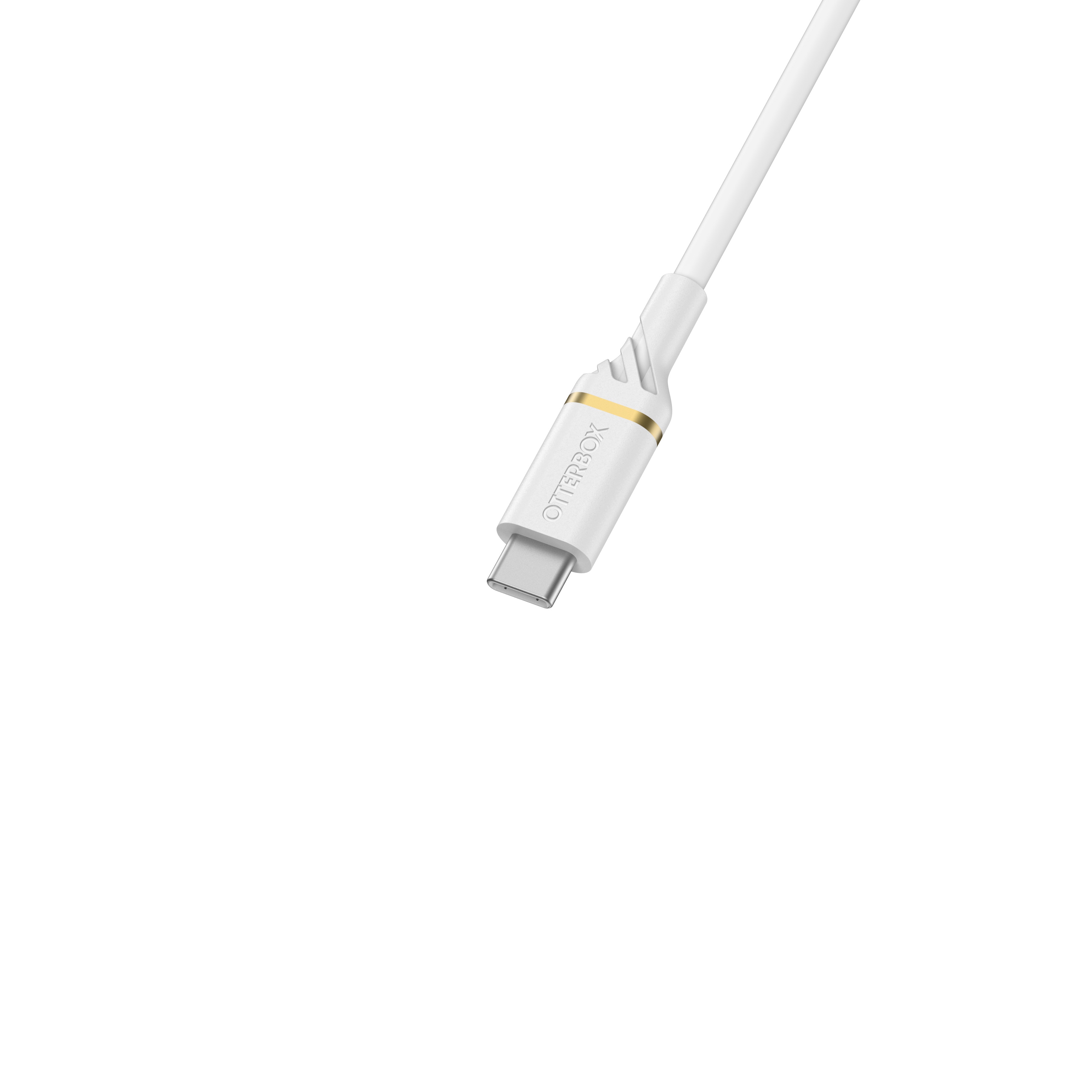 USB-C till USB-C Fast Charge kabel 1m, White