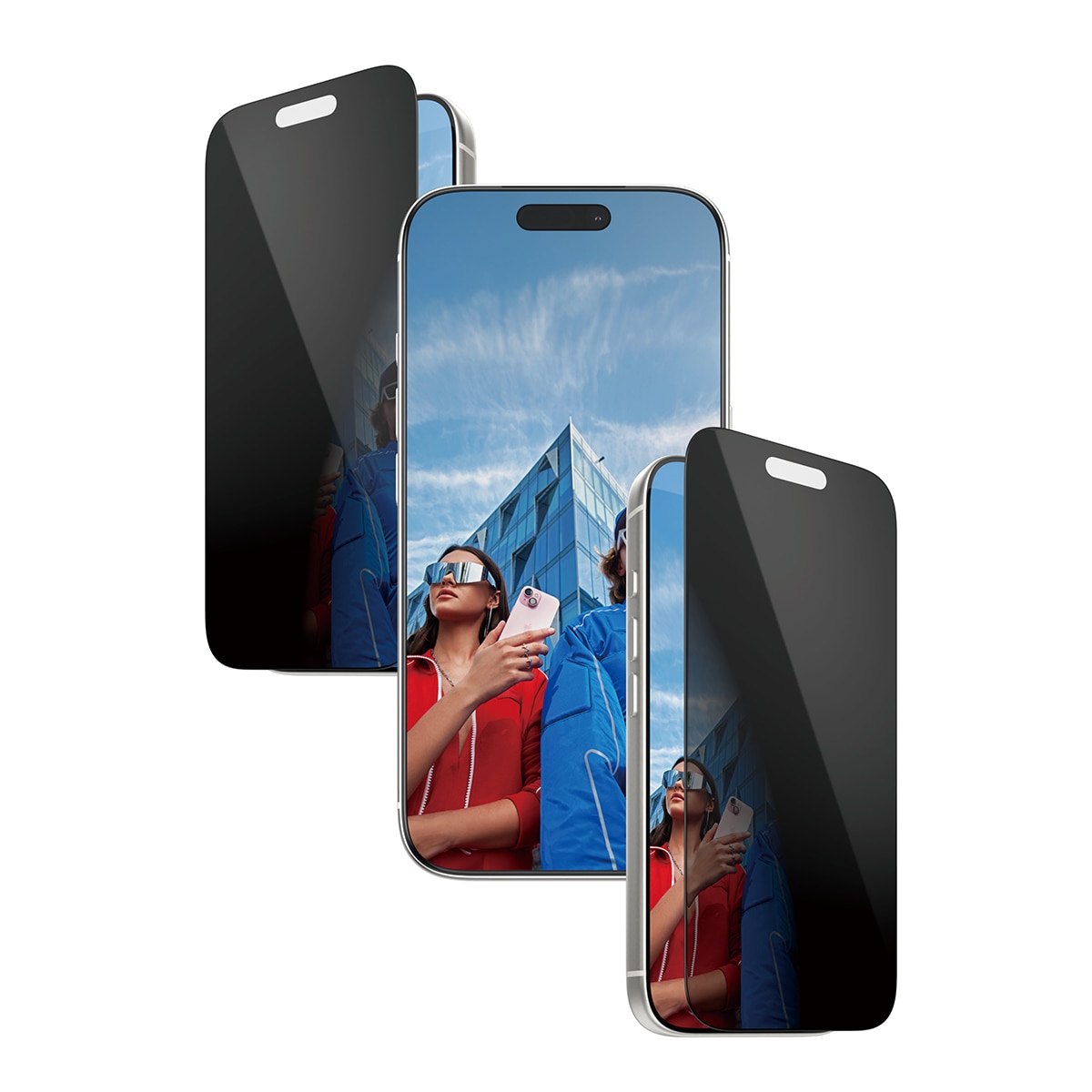 iPhone 17 Pro Privacy skärmskydd med installationsram - Ultra Wide Fit