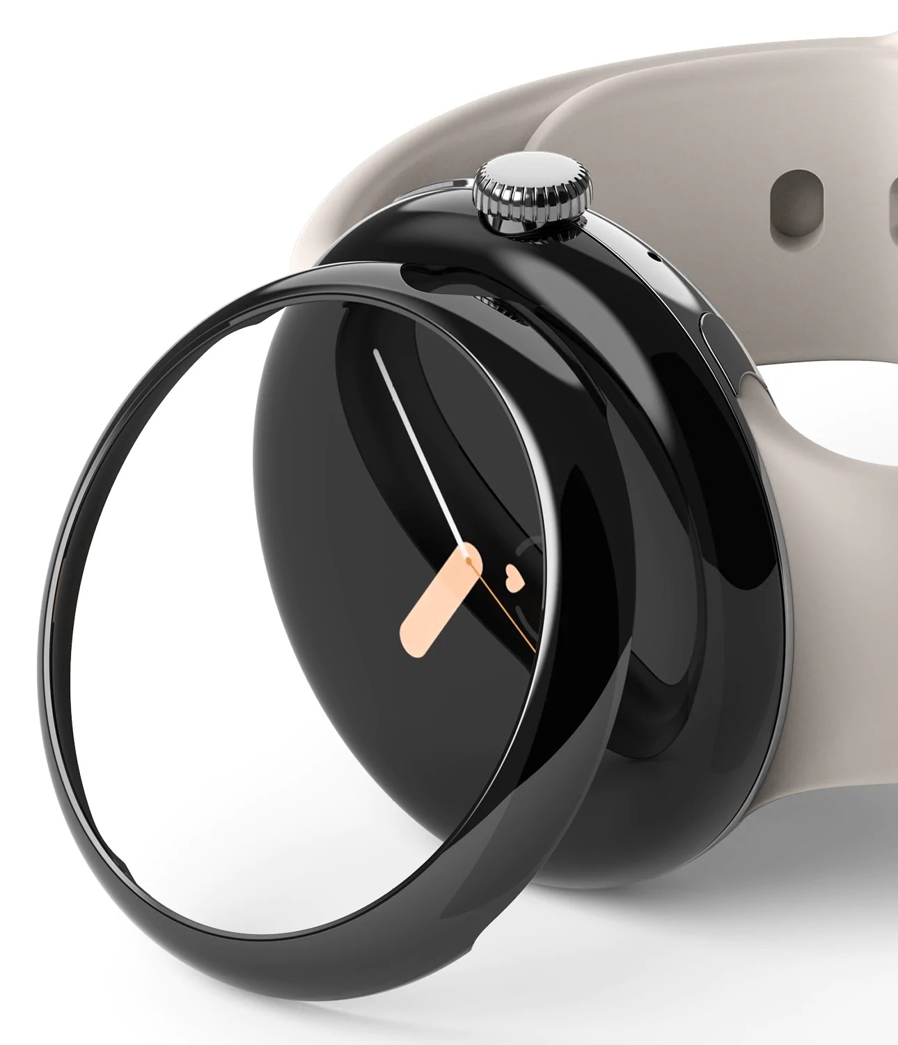 Google Pixel Watch 2 Skyddsram - Bezel Styling Svart