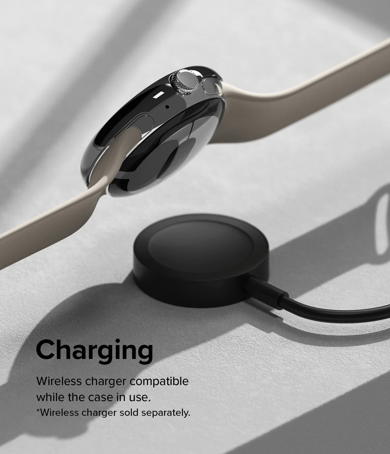 Google Pixel Watch 2 Skyddsram - Bezel Styling Svart