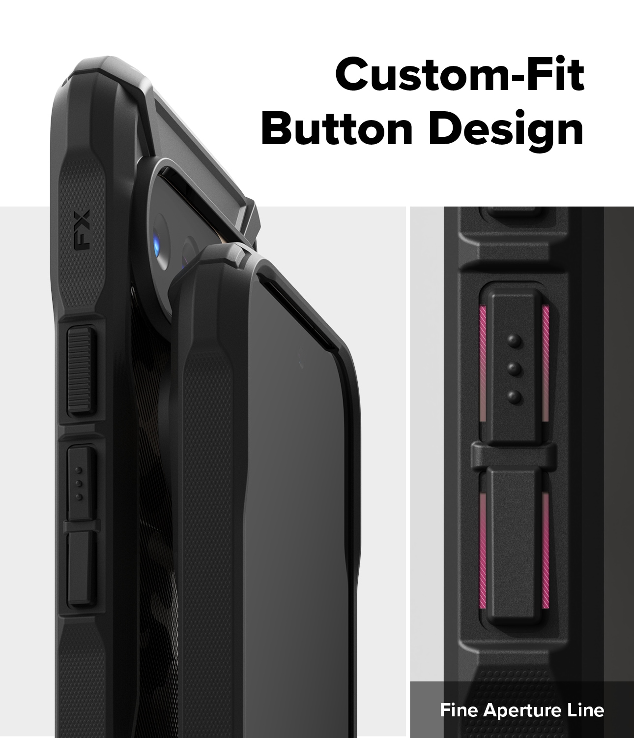 Google Pixel 10 Fusion X Skal, Camo Black
