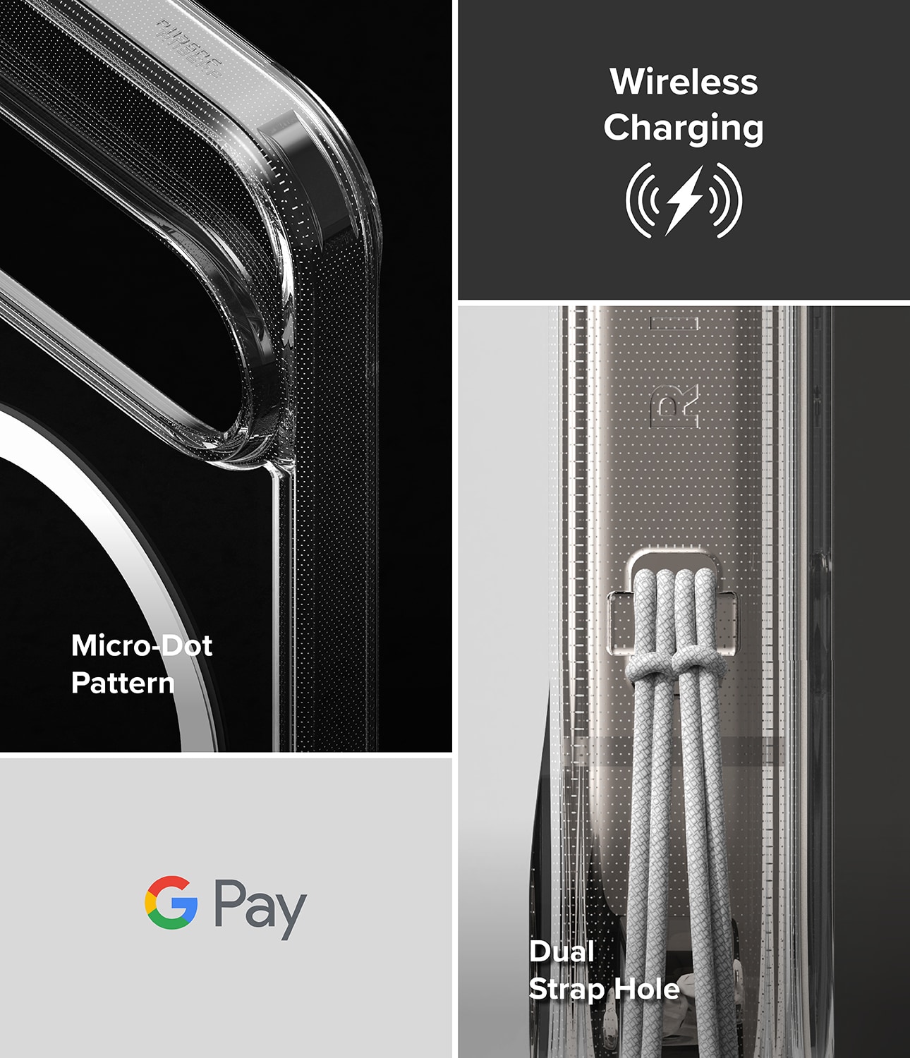 Google Pixel 10 Pro XL Fusion MagSafe Skal, Genomskinlig