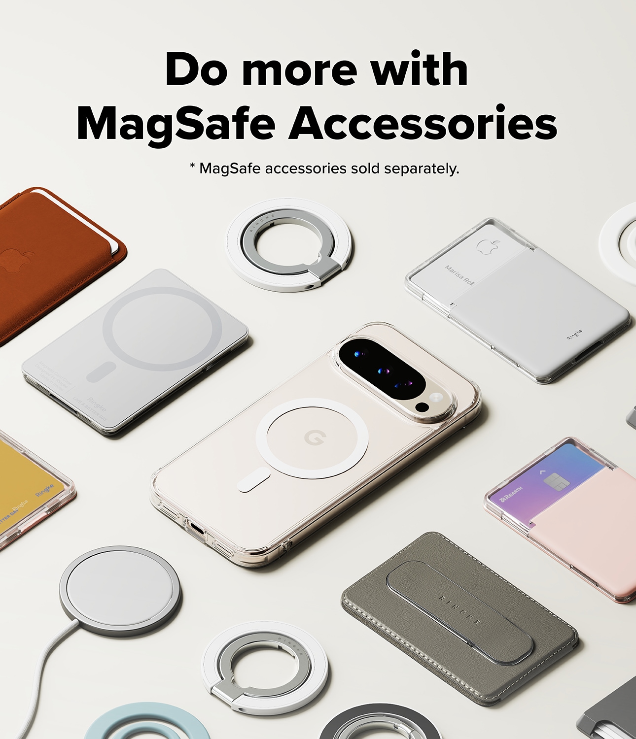 Google Pixel 10 Pro XL Fusion MagSafe Skal, Genomskinlig